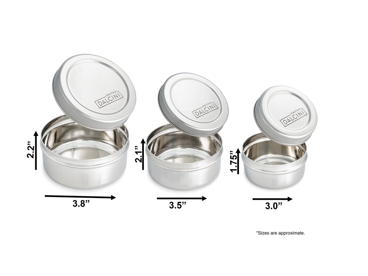 Round Snack Trio | Mix of 3 Container Sizes