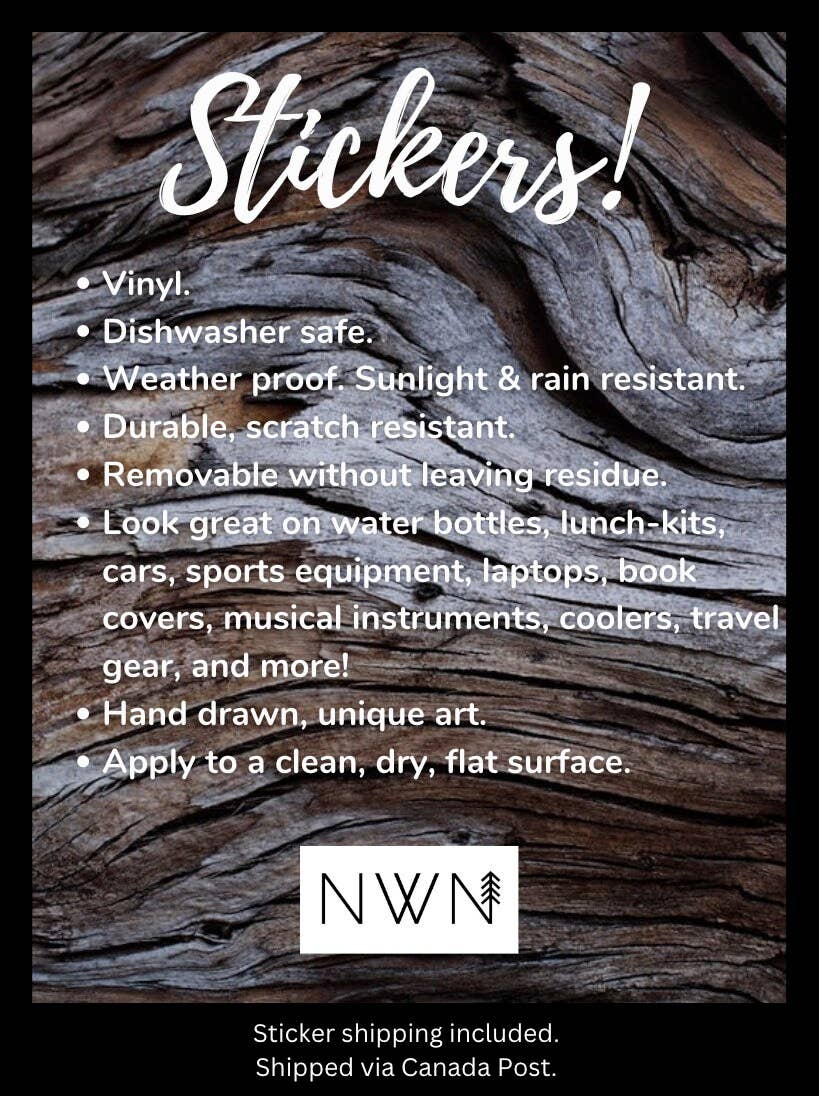 Whistler BC Canada Mountain Bike Sticker