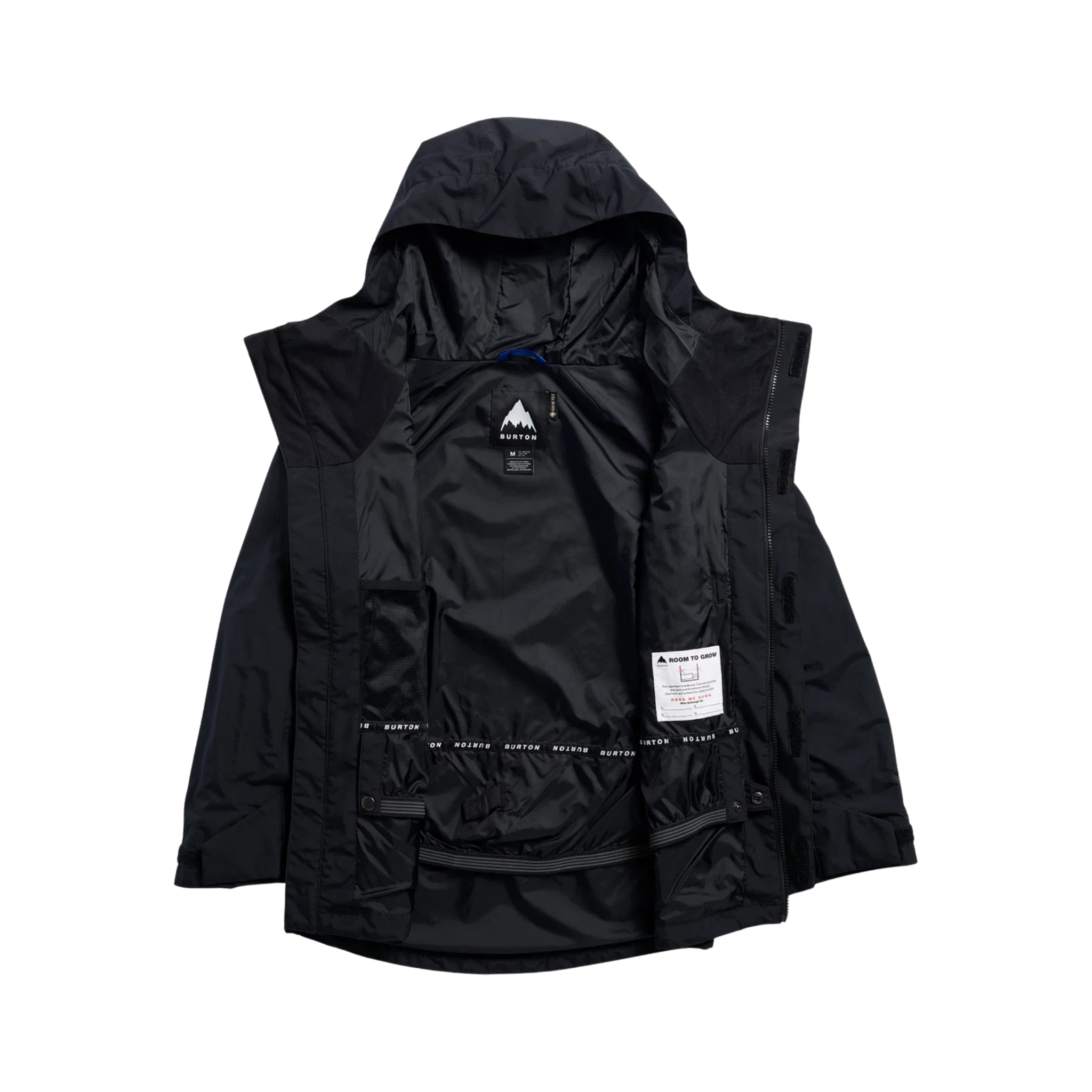 Burton Kids GORE-TEX Shell Jacket with taffeta lining mapped with water-resistant taffeta