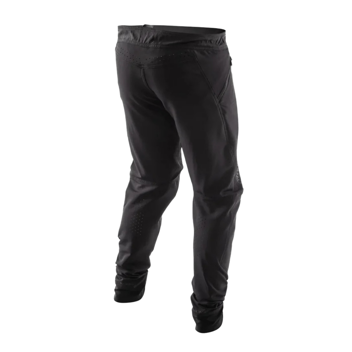 Rear view of Chromag Kids Feint Bike Pants with durable 4-way stretch fabric and tapered mountain bike riding fit
