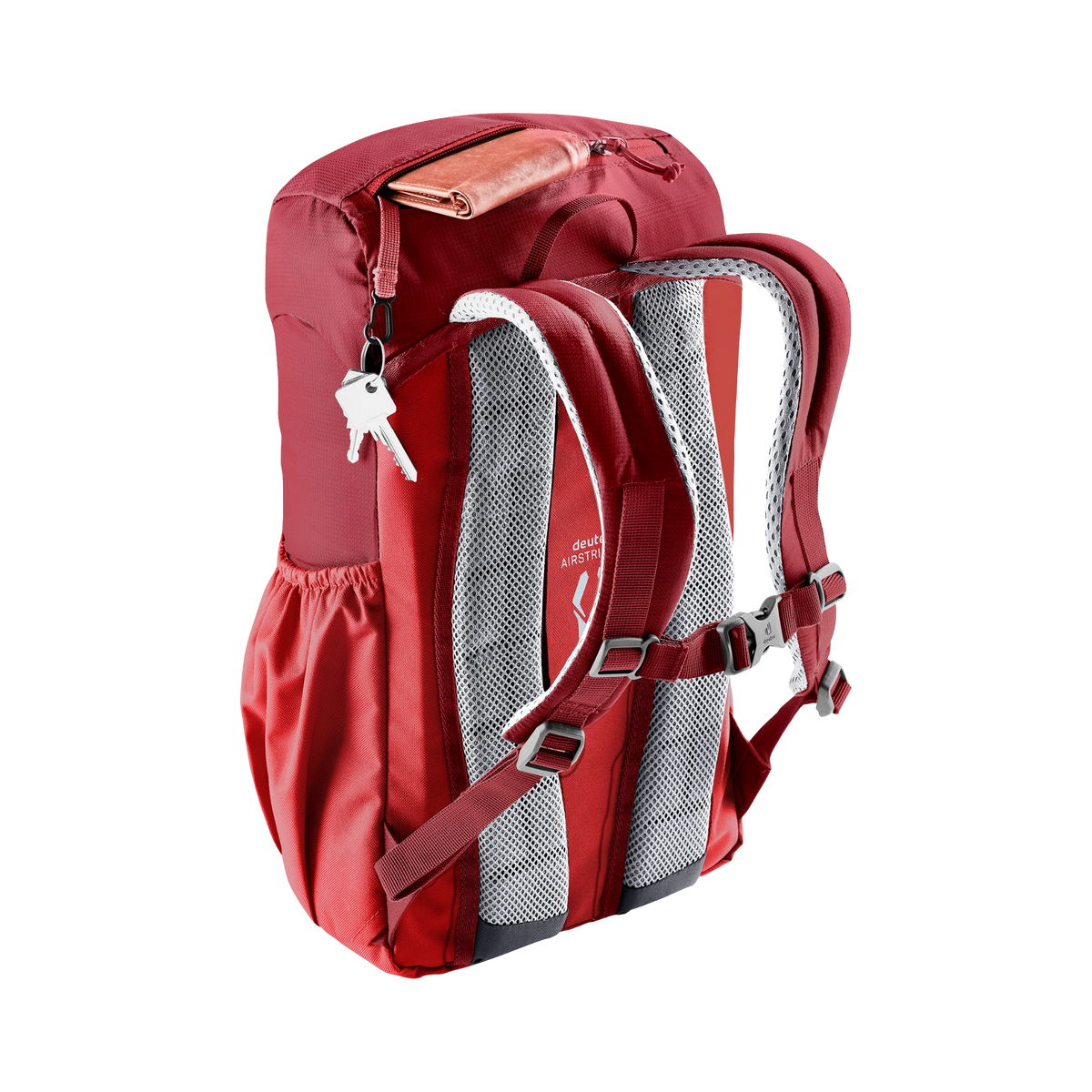 Deuter Junior 18L Backpack integrated key clip for organized and secure storage of small essentials