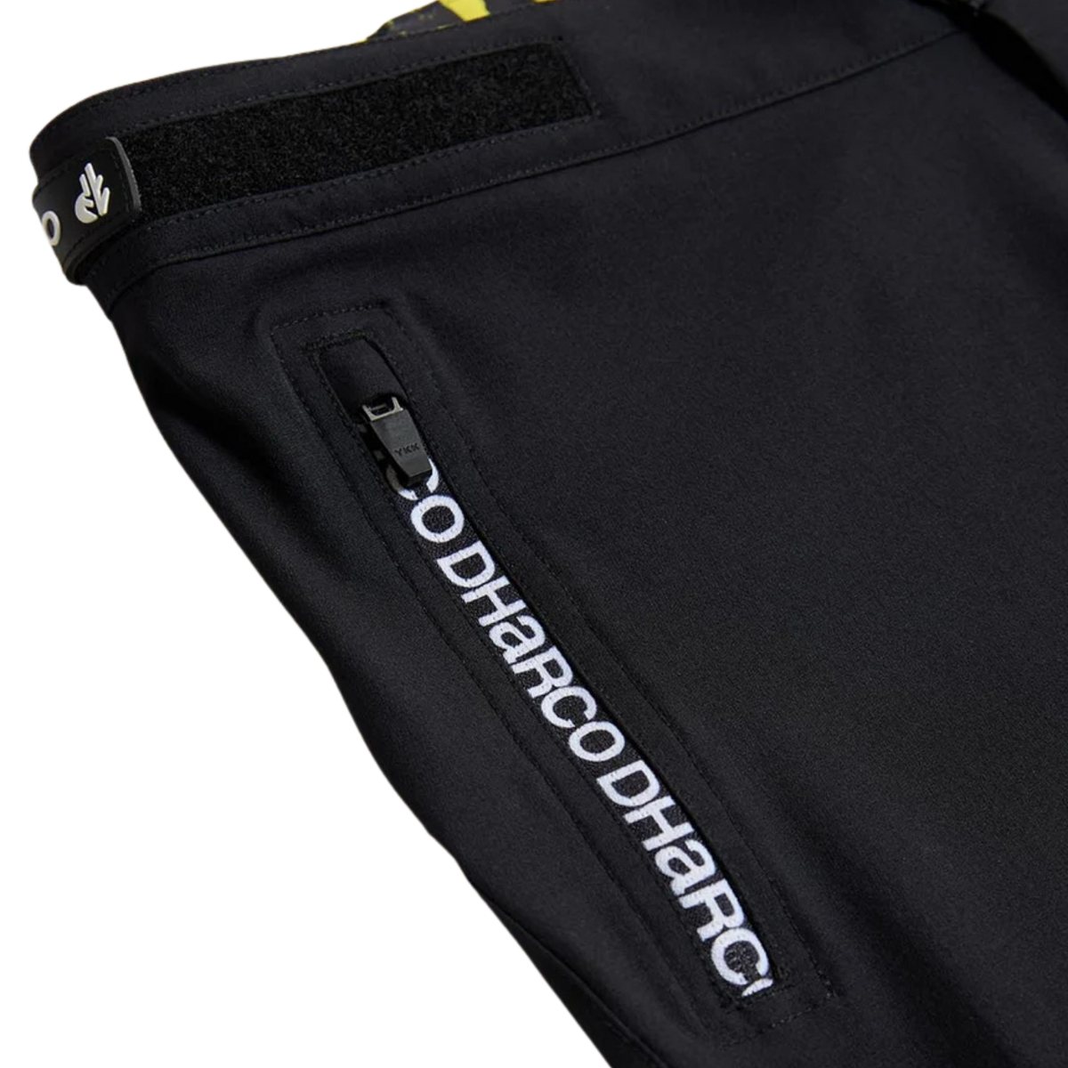 DHaRCO Youth Gravity Pants in Acid Rain design with 95% nylon 5% spandex bluesign approved 4-way stretch fabric and water-resistant finish