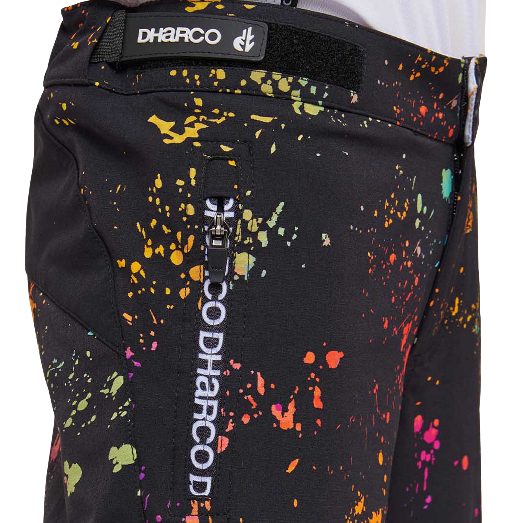 DHaRCO Youth Gravity Pants in Supernova design with 95% nylon 5% spandex bluesign approved 4-way stretch fabric and water-resistant finish