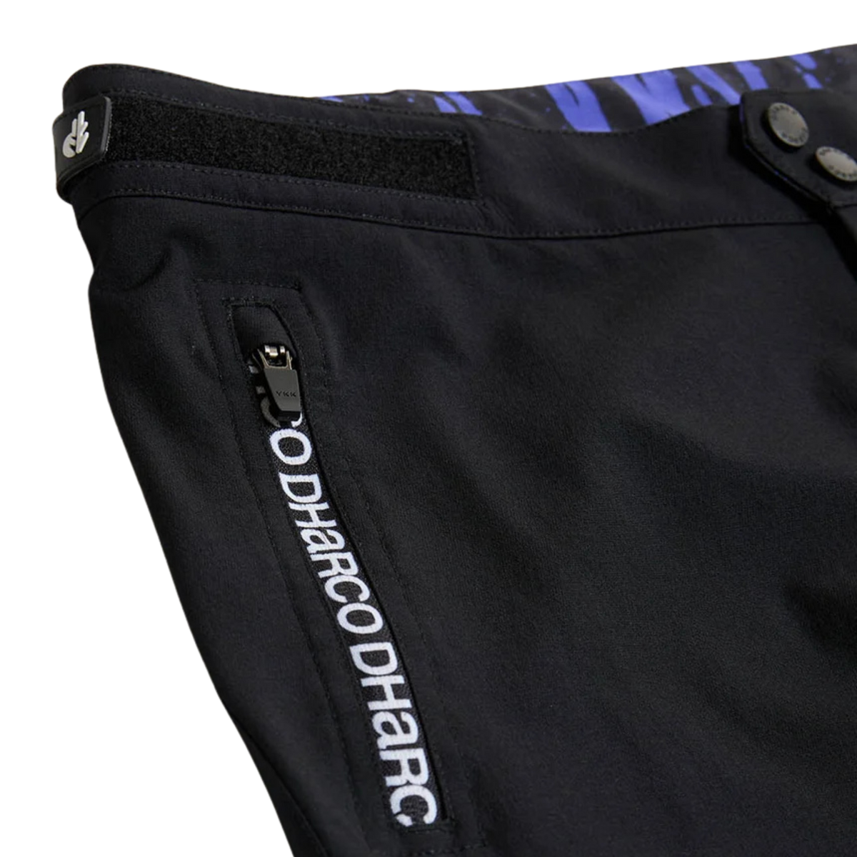 DHaRCO Youth Gravity Pants in Ultra Violet with 95% nylon 5% spandex bluesign approved 4-way stretch fabric and water-resistant finish