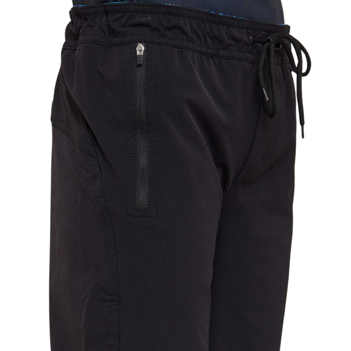 DHaRCO Youth Gravity Shorts in Black with durable eco-friendly nylon, 4-way stretch and water-resistant finish