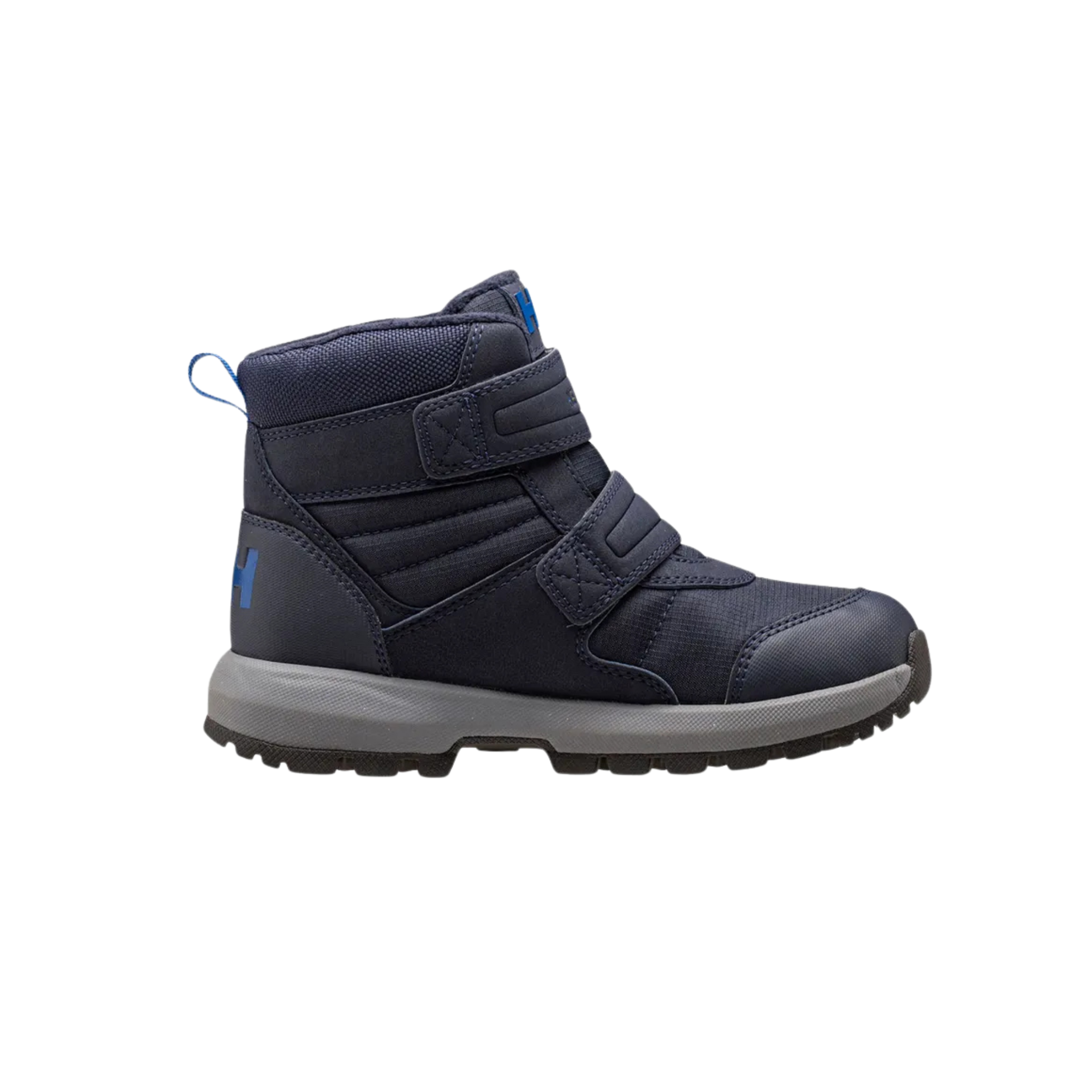 Helly Hansen Bowstring Winter Boot High Top in Navy / Cobalt with HELLY TECH waterproofing, 200g PrimaLoft insulation and HH Max Grip outsole