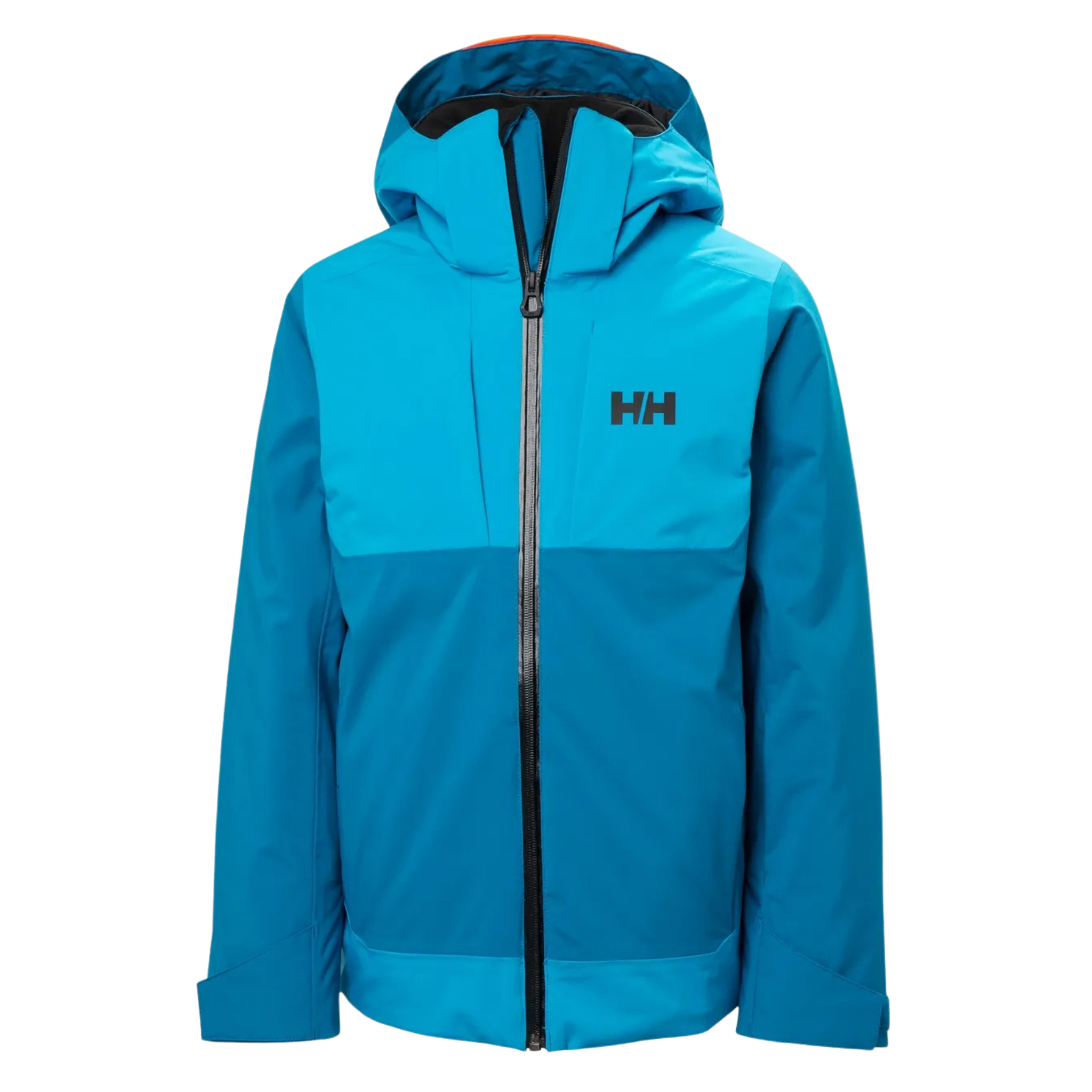 Helly Hansen Juniors Alpha Ski Jacket in Cerulean Blue with HELLY TECH Performance, 133g PrimaLoft BLACK insulation and RECCO system