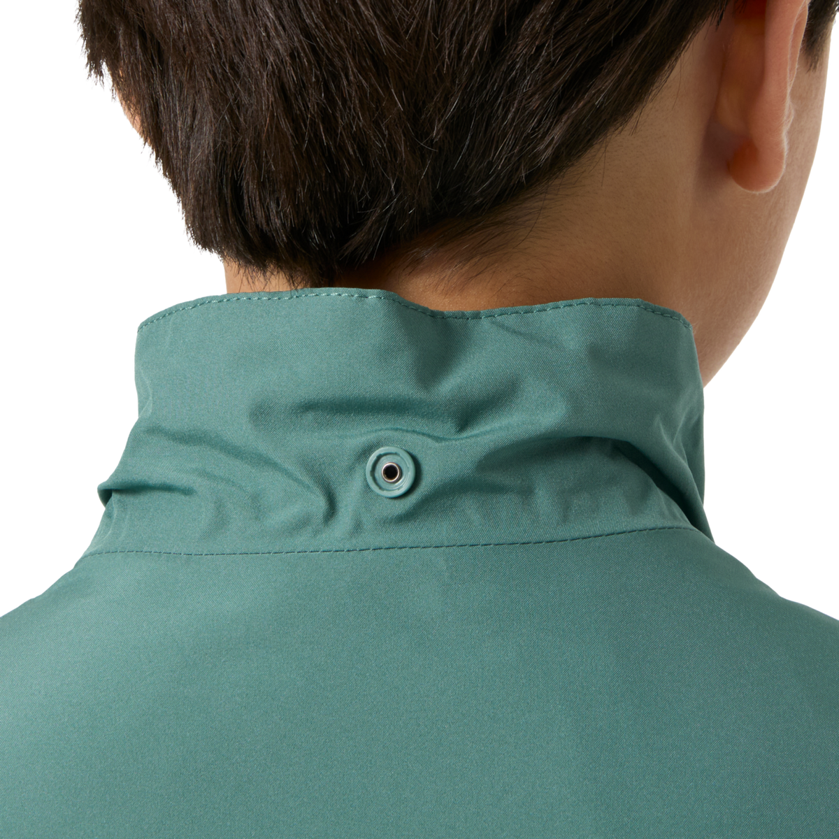 Helly Hansen Juniors Koster Rain Jacket in Opal with lightweight breathable waterproof and windproof outer fabric