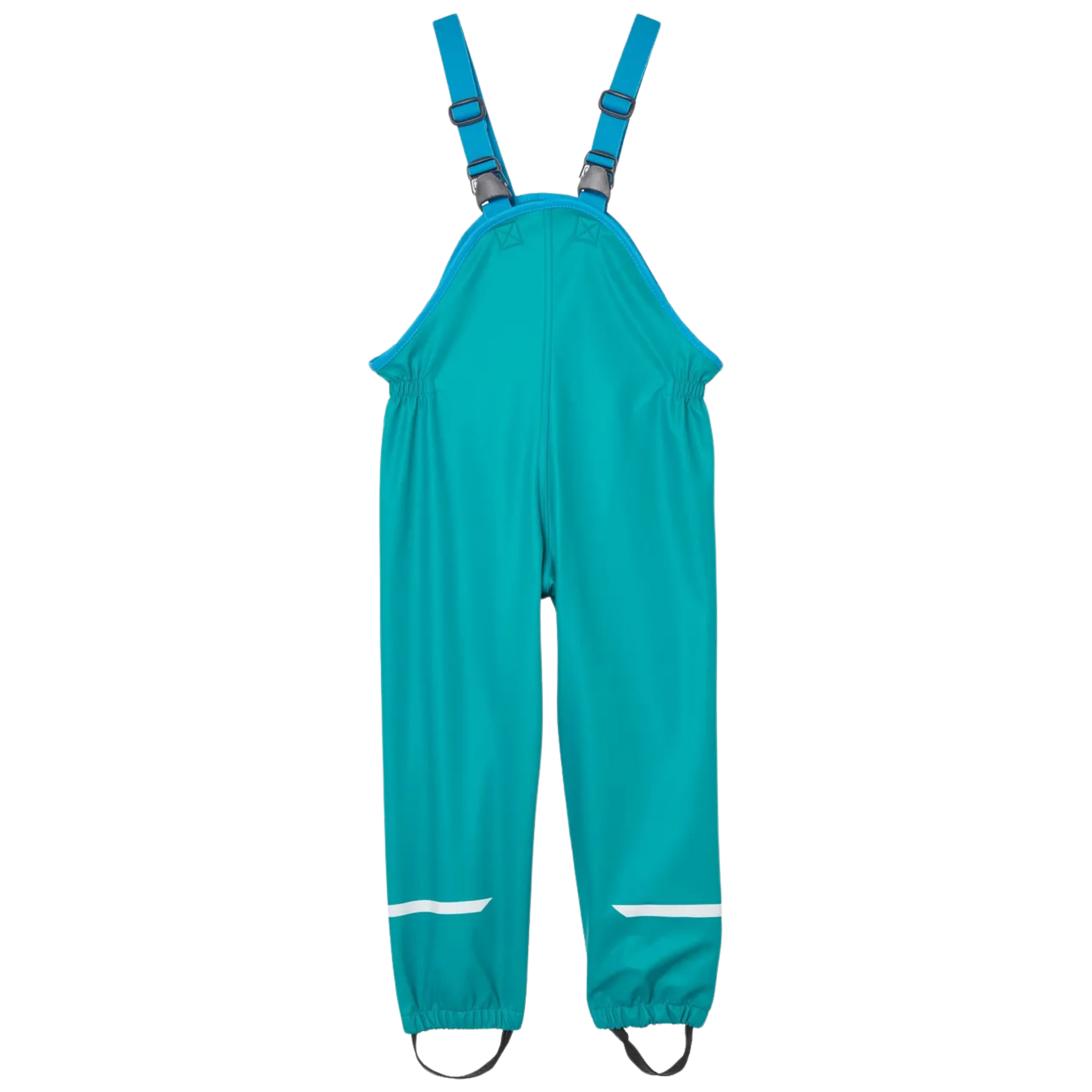 Helly Hansen Kids Bergen Fleece-Lined Rain Bib Pants with adjustable elastic suspenders, elastic waist and waterproof construction