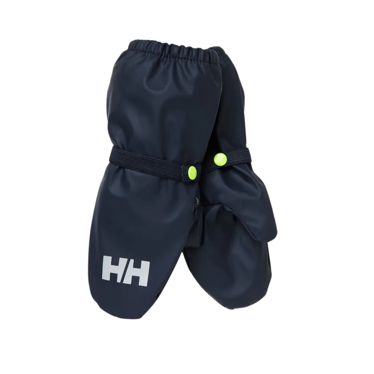 Helly Hansen Kids Bergen Fleece Rain Mittens in Navy with HELOX+ waterproof shell and warm polyester fleece lining