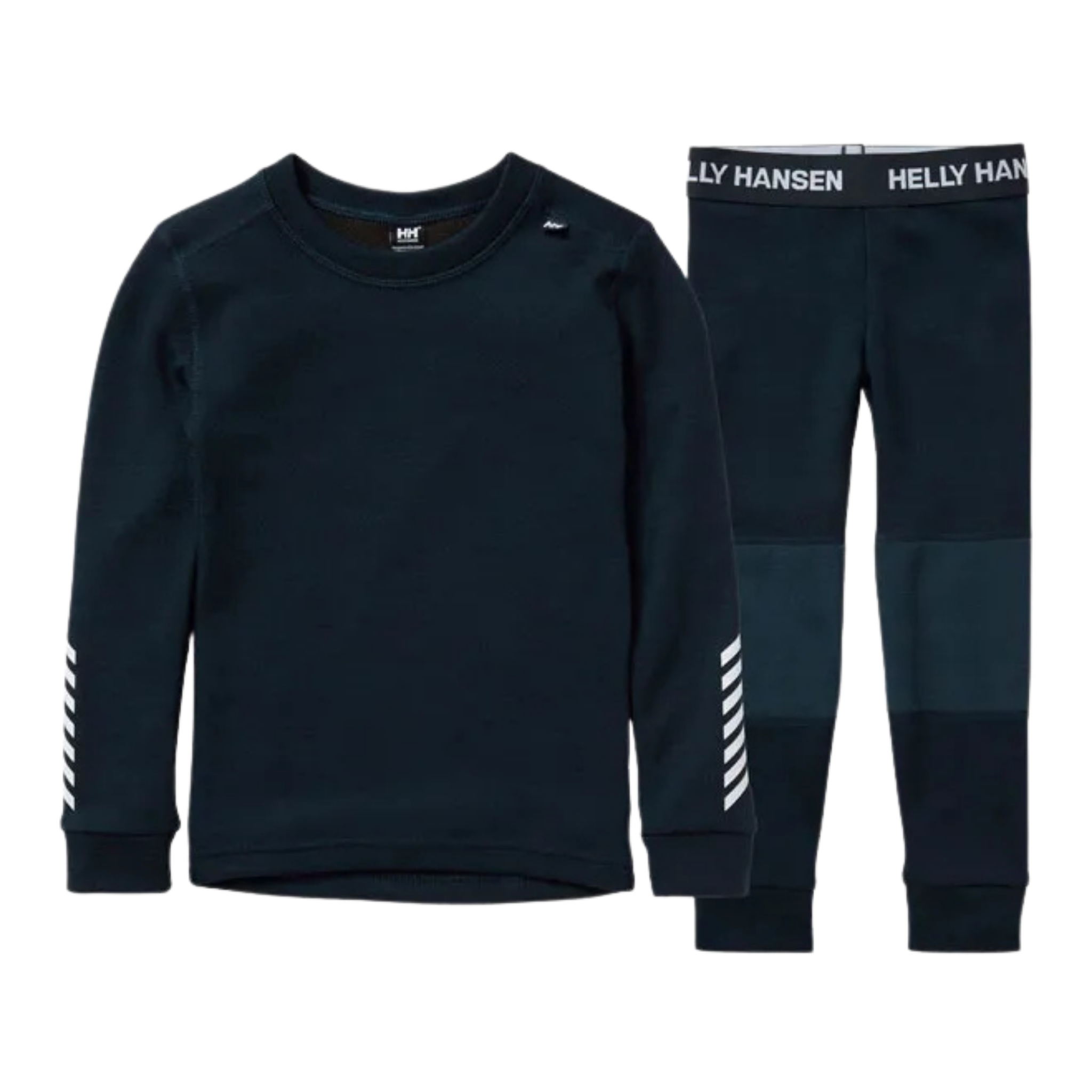 Helly Hansen Kids Lifa Merino Set in Navy with warm Merino wool, LIFA moisture management and flatlock seams for winter layering