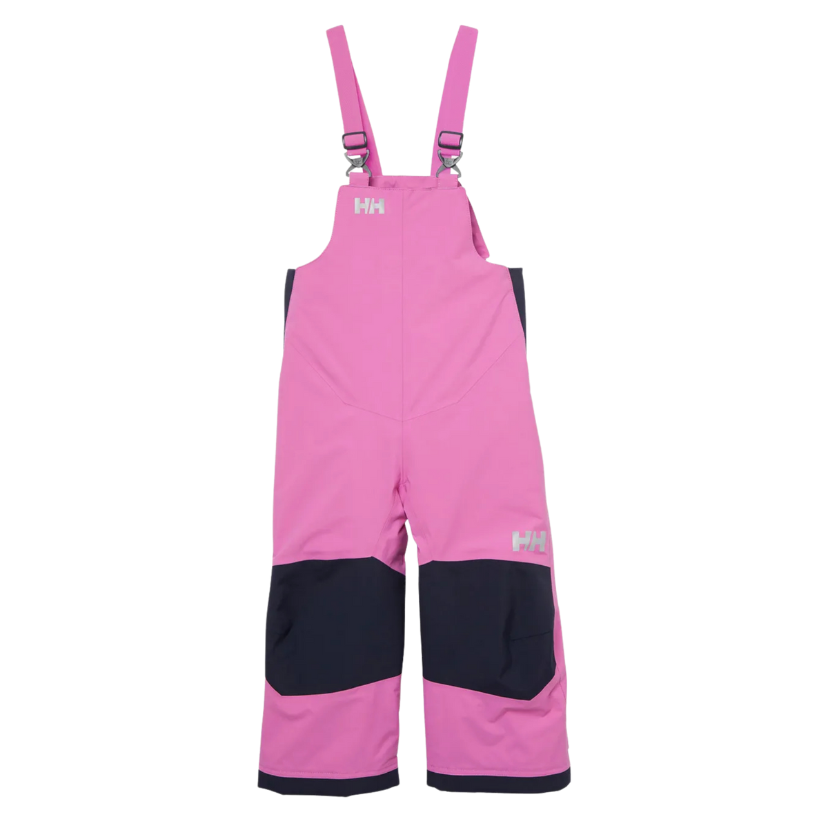 Helly Hansen Kids Rider 2.0 Insulated Bib Pants in Meta Pink with HELLY TECH Performance, 100g PrimaLoft BLACK insulation and snow gaiters