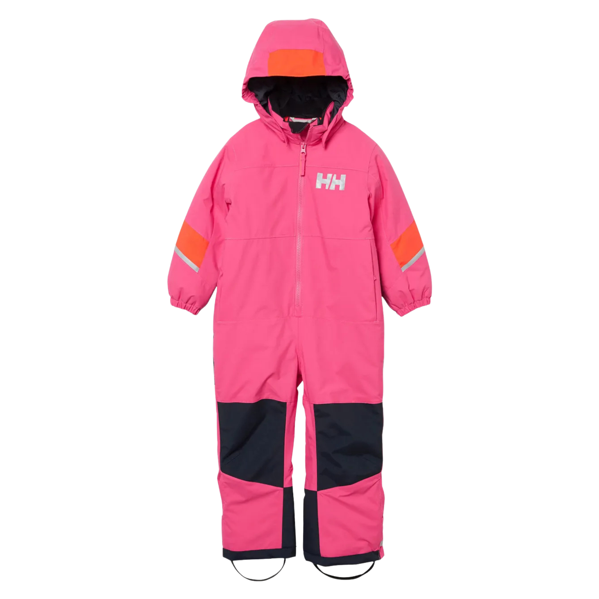 Helly Hansen Kids Rider 3.0 Snowsuit in Hot Pink with HELLY TECH Performance, 133g PrimaLoft BLACK Eco insulation and reinforced knees and seat