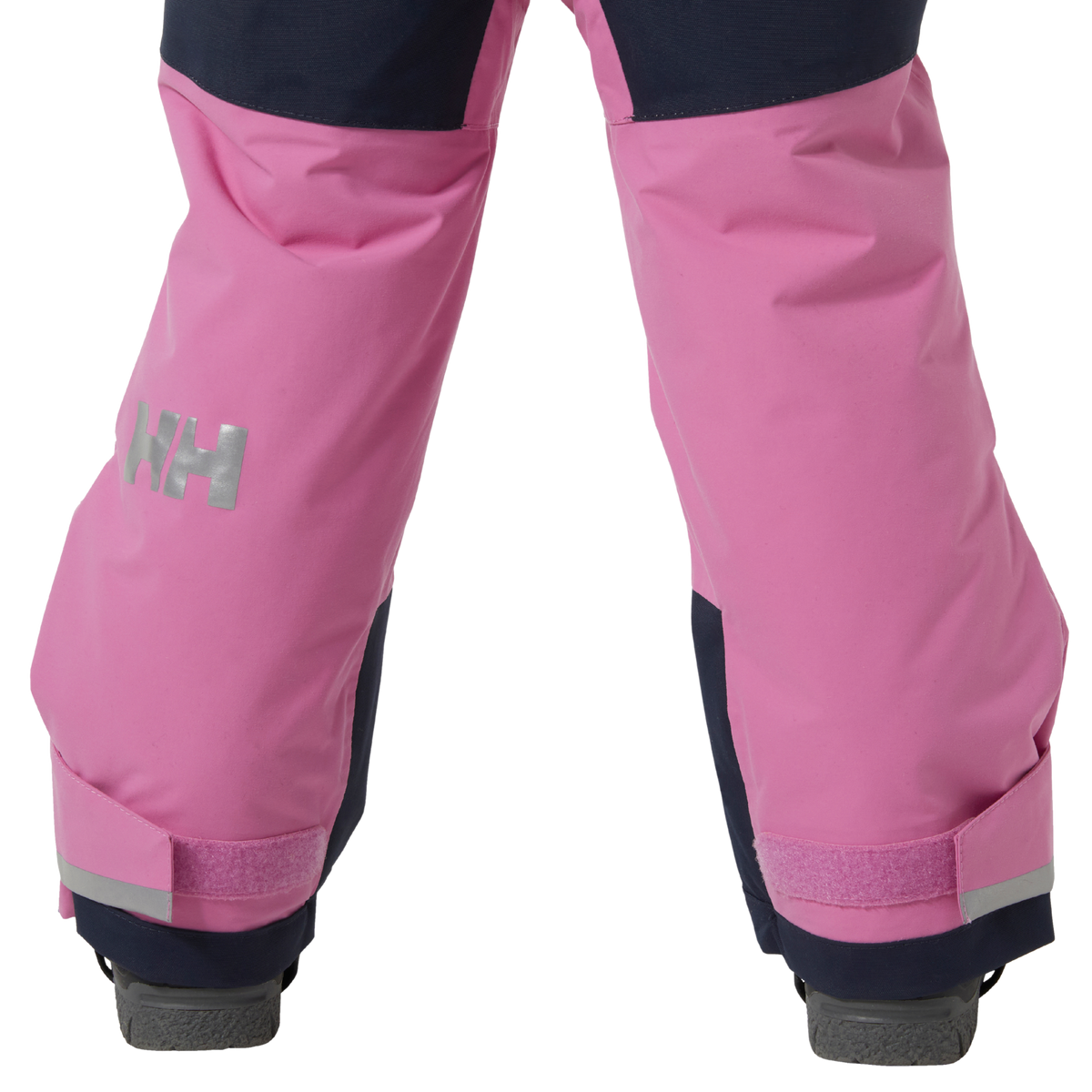 Helly Hansen Kids Rider 3.0 Snowsuit boot gaiter detail with water-repellent inner fabric and underfoot rubber strap for a secure fit around winter boots