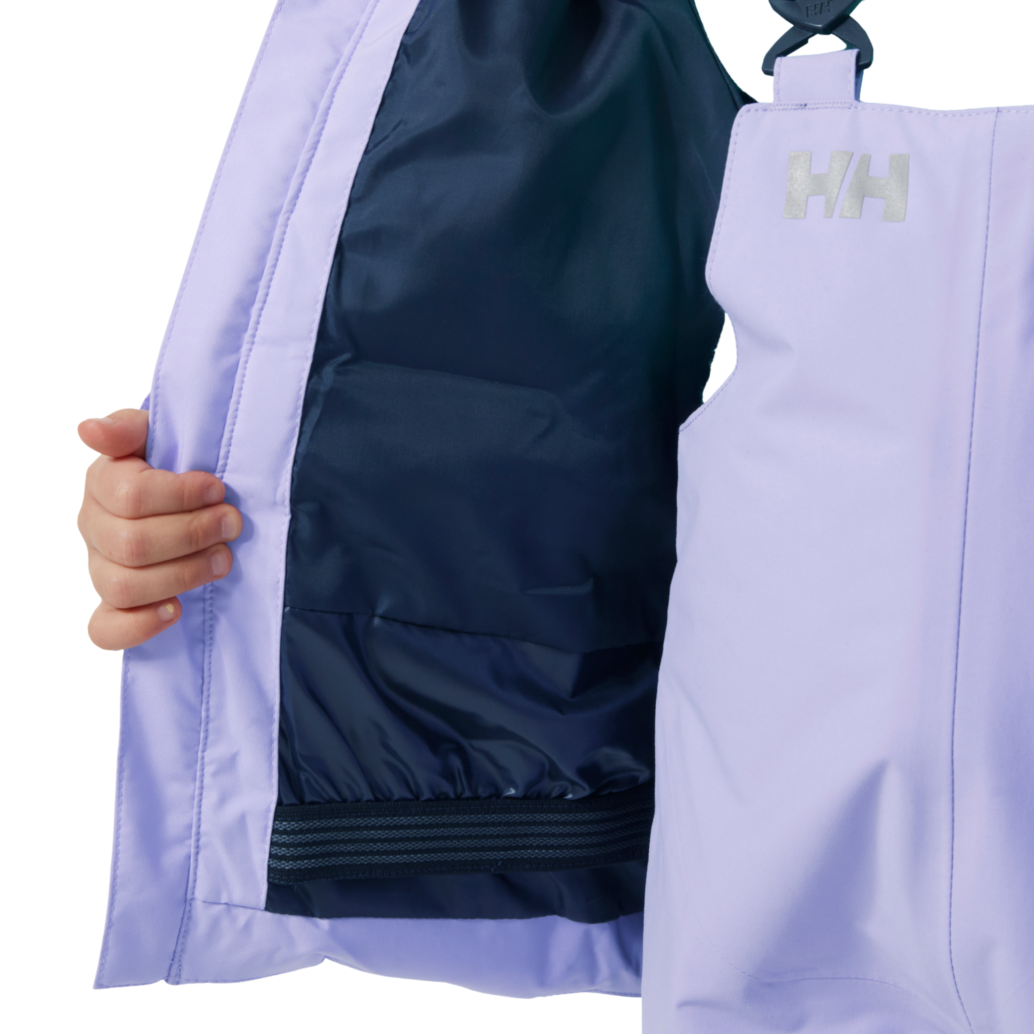 Helly Hansen Kids Vertical Insulated Jacket with 170g PrimaLoft BLACK and medium blowable synthetic insulation for winter warmth
