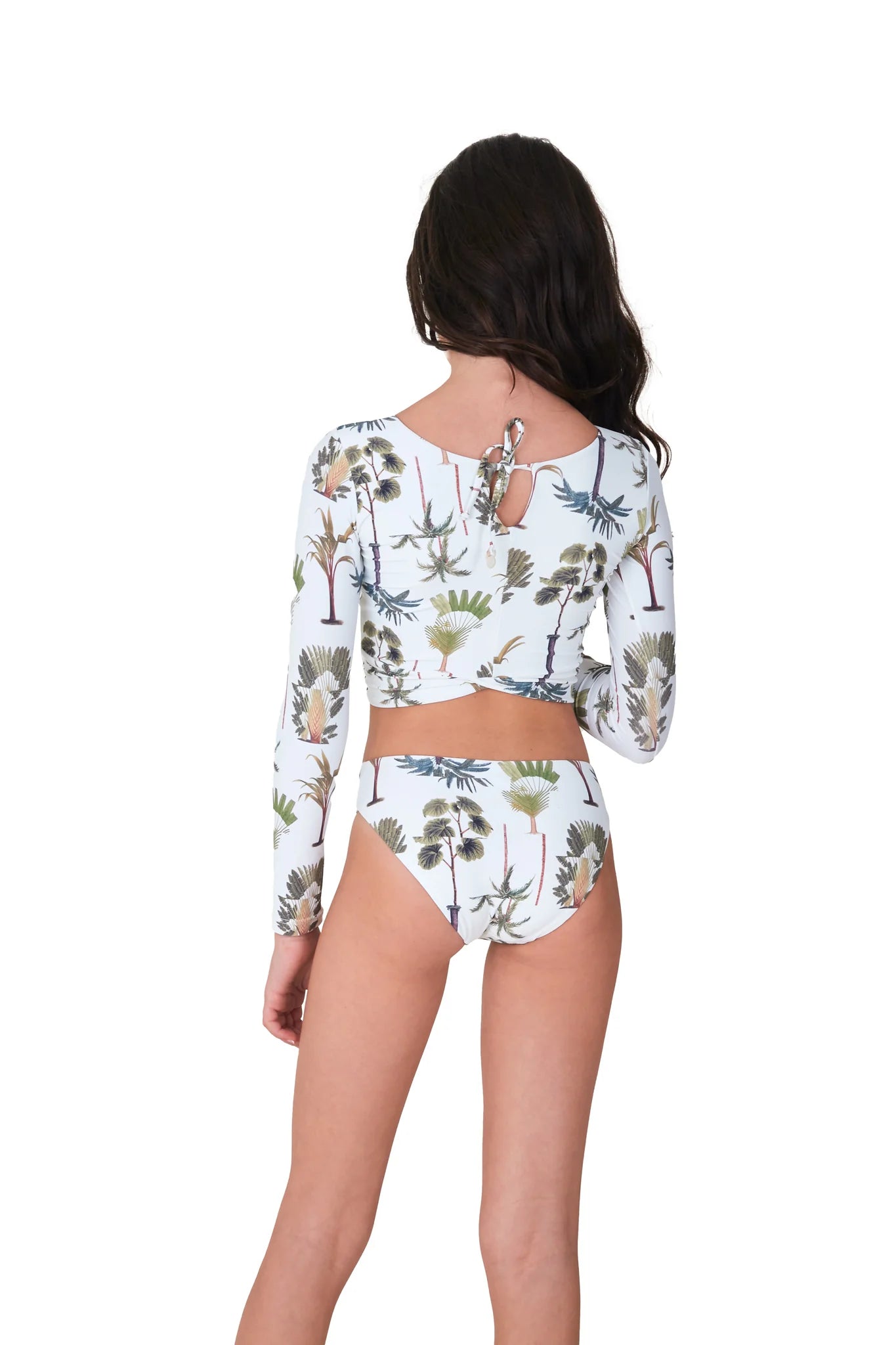 Malai Girls Green Wood Stardust Set