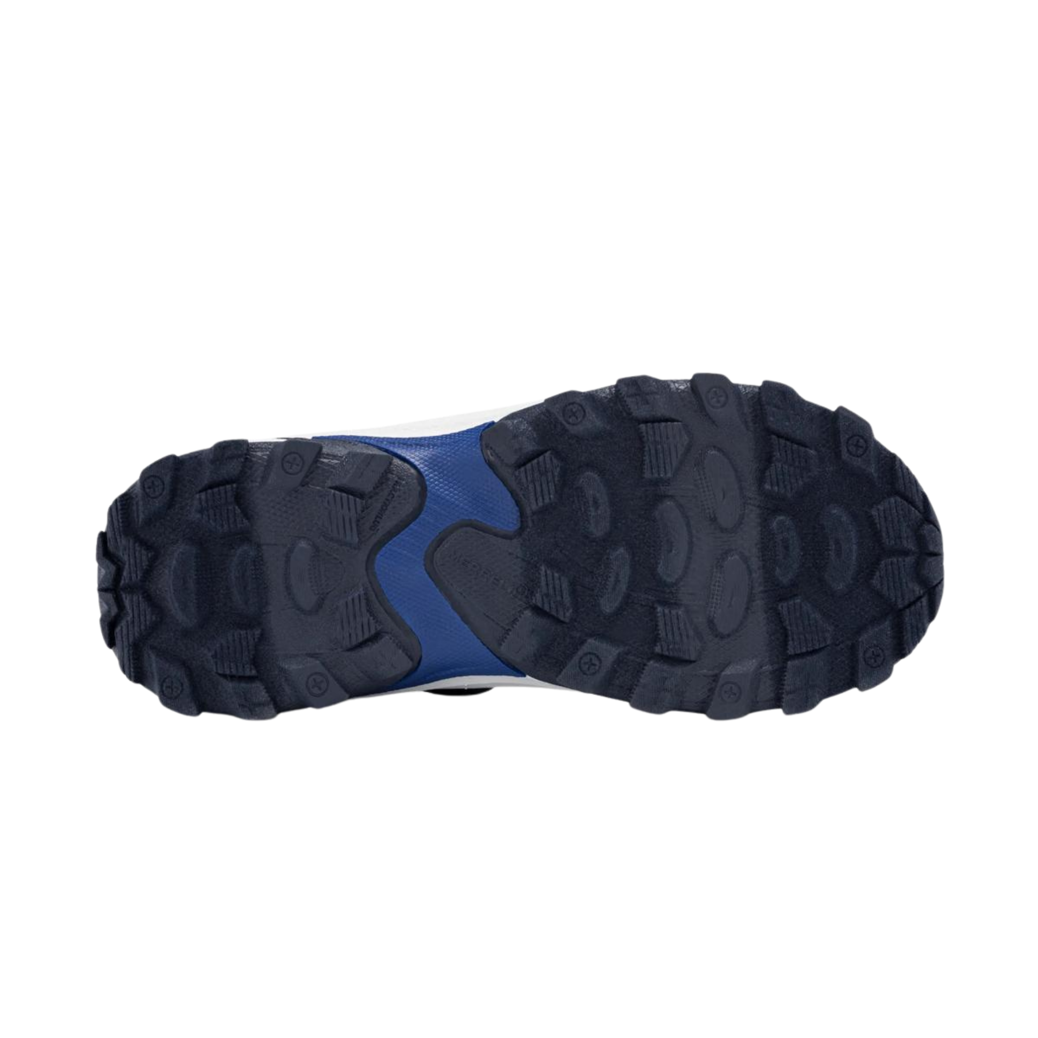 Merrell Big Kids Moab Speed 2 Waterproof shoe in Blue / Navy with flexible high-grip outsole for dependable traction on varied terrain