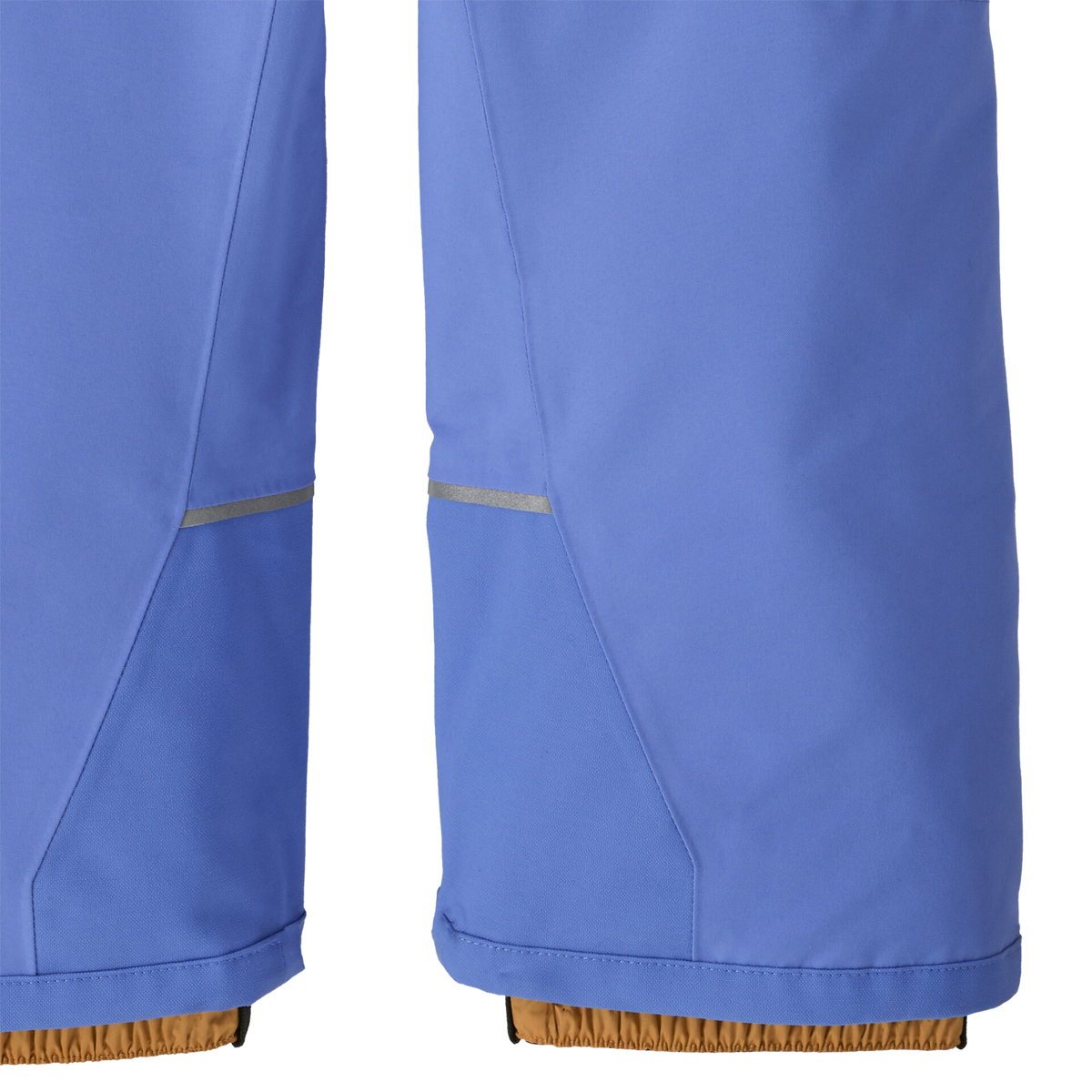 Patagonia Baby Snow Pile Bibs internal snow gaiters with gripper elastic designed to fit securely around winter and ski boots