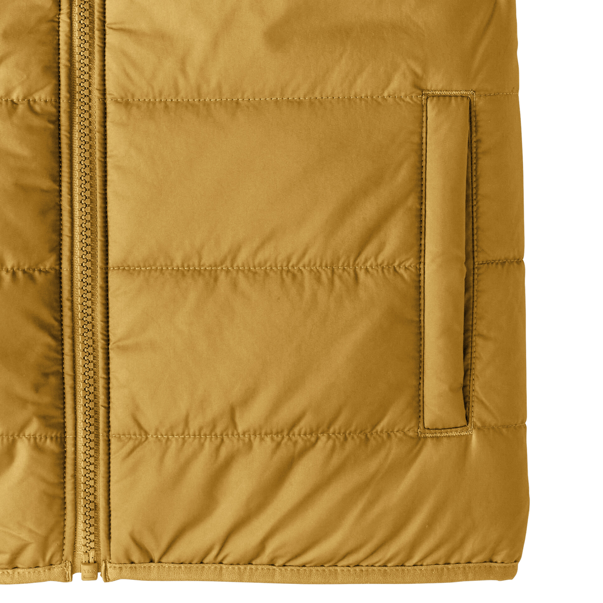 Patagonia Kids Reversible Ready Freddy Vest in Lynx Tan with drop-in hand pocket and accessible storage on both reversible sides