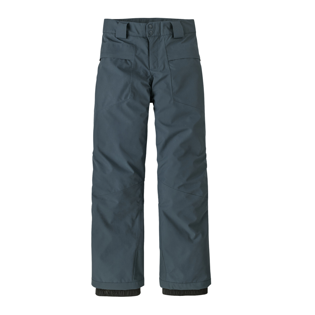 Patagonia Kids Storm Shift GORE-TEX Pants in Summit Blue with 2-layer waterproof ePE shell, side vents, snow gaiters, Grow Fit and RECCO reflector