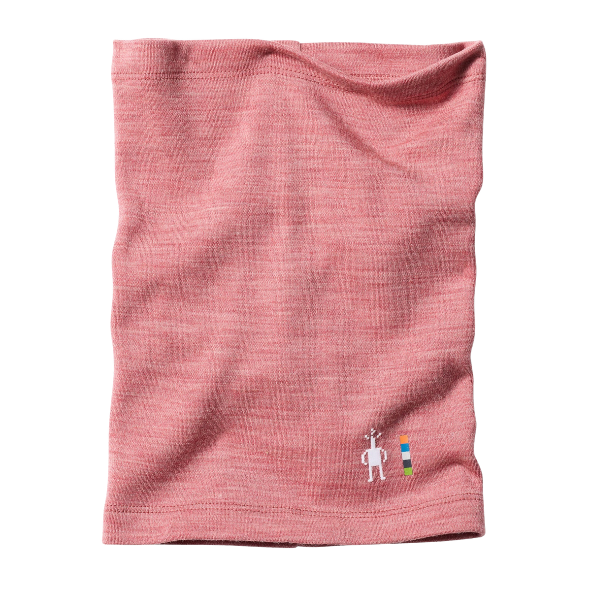 Smartwool Thermal Merino Neck Gaiter in Rosewood Heather for kids, made from 100% Merino wool with breathable temperature-regulating warmth