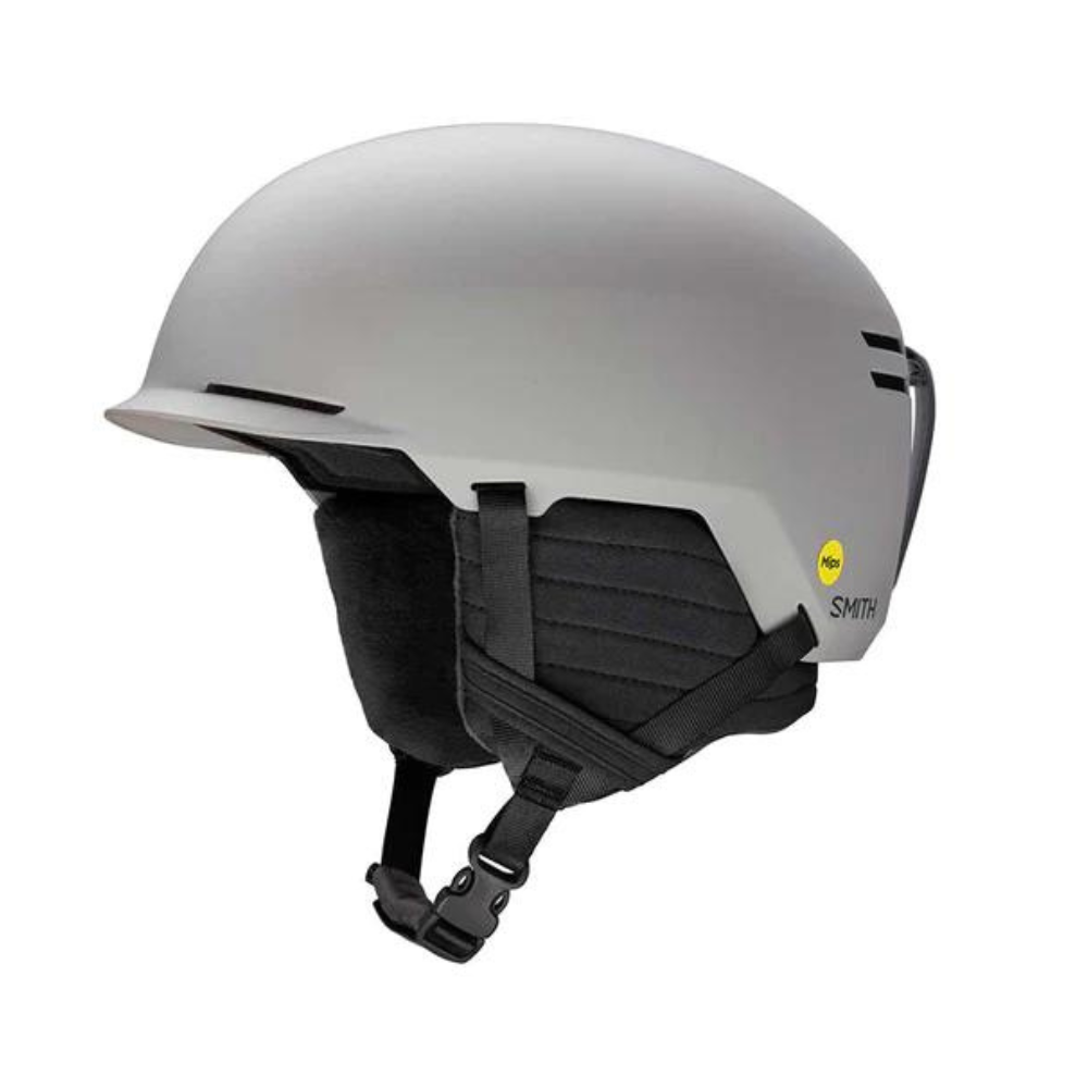 Smith Scout Jr Mips Helmet in Matte Cloudgrey (Front).