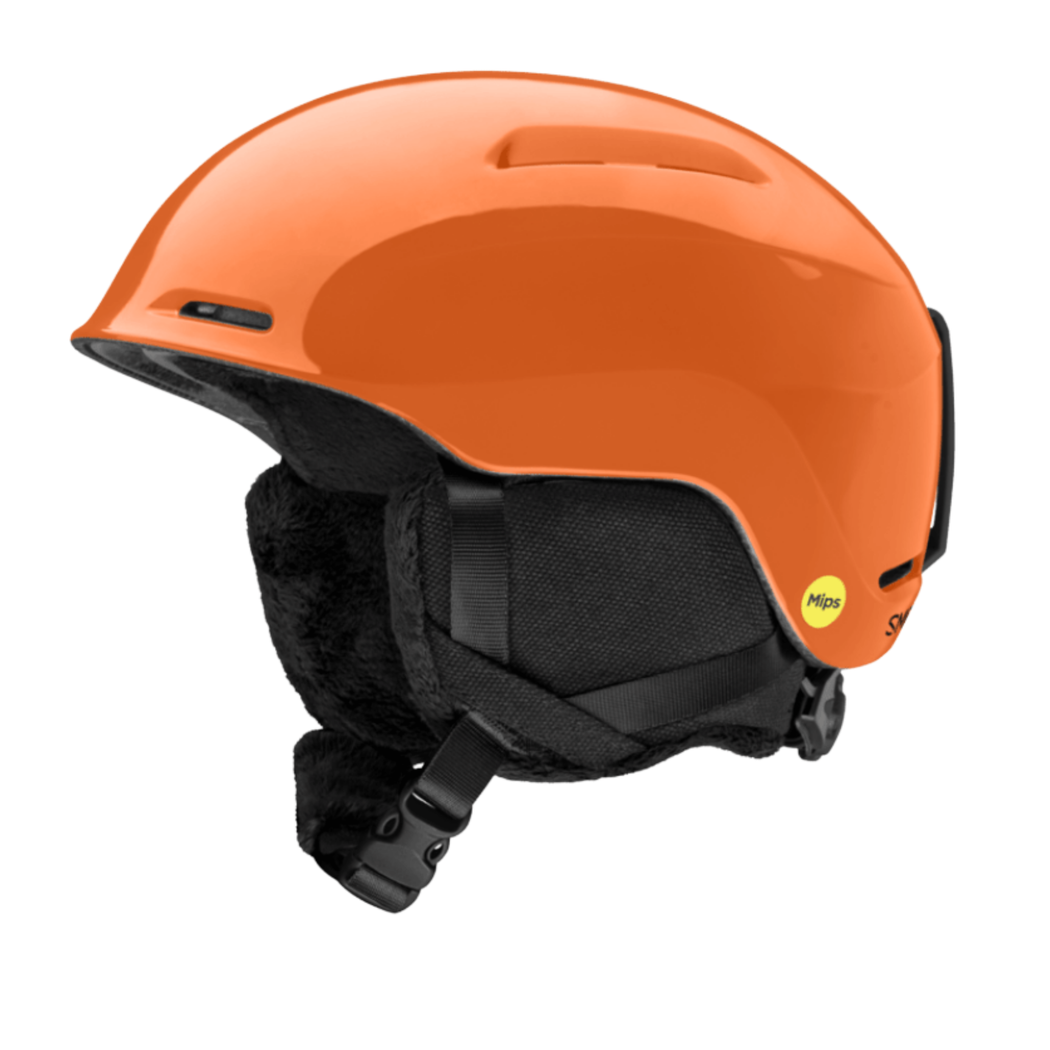 Smith Glide Jr MIPS Snow Helmet in Habanero with lightweight in-mold construction and Mips protection