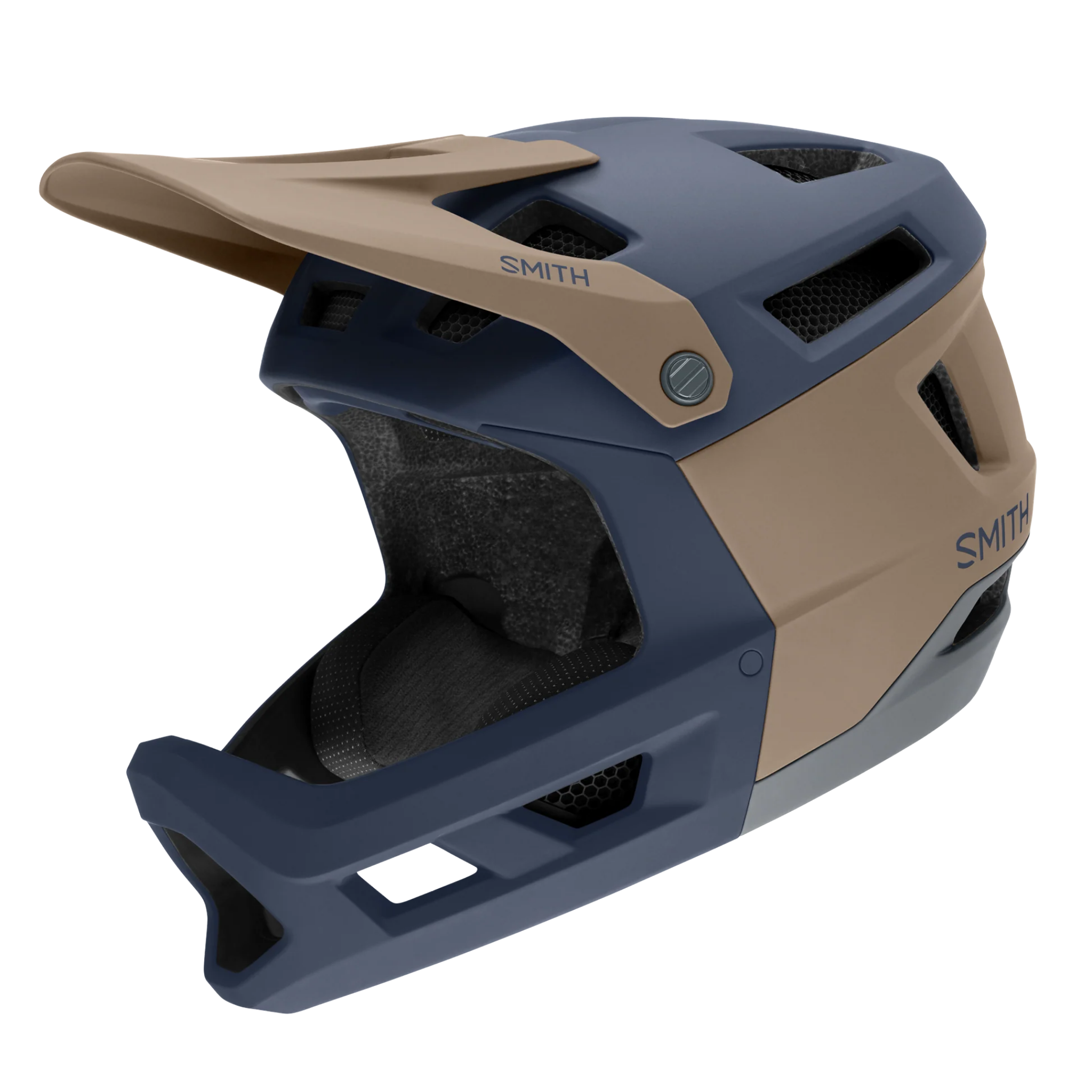 Smith Mainline MIPS full face mountain bike helmet in Matte Royal Navy/Summit, suited for Whistler Bike Park downhill riding