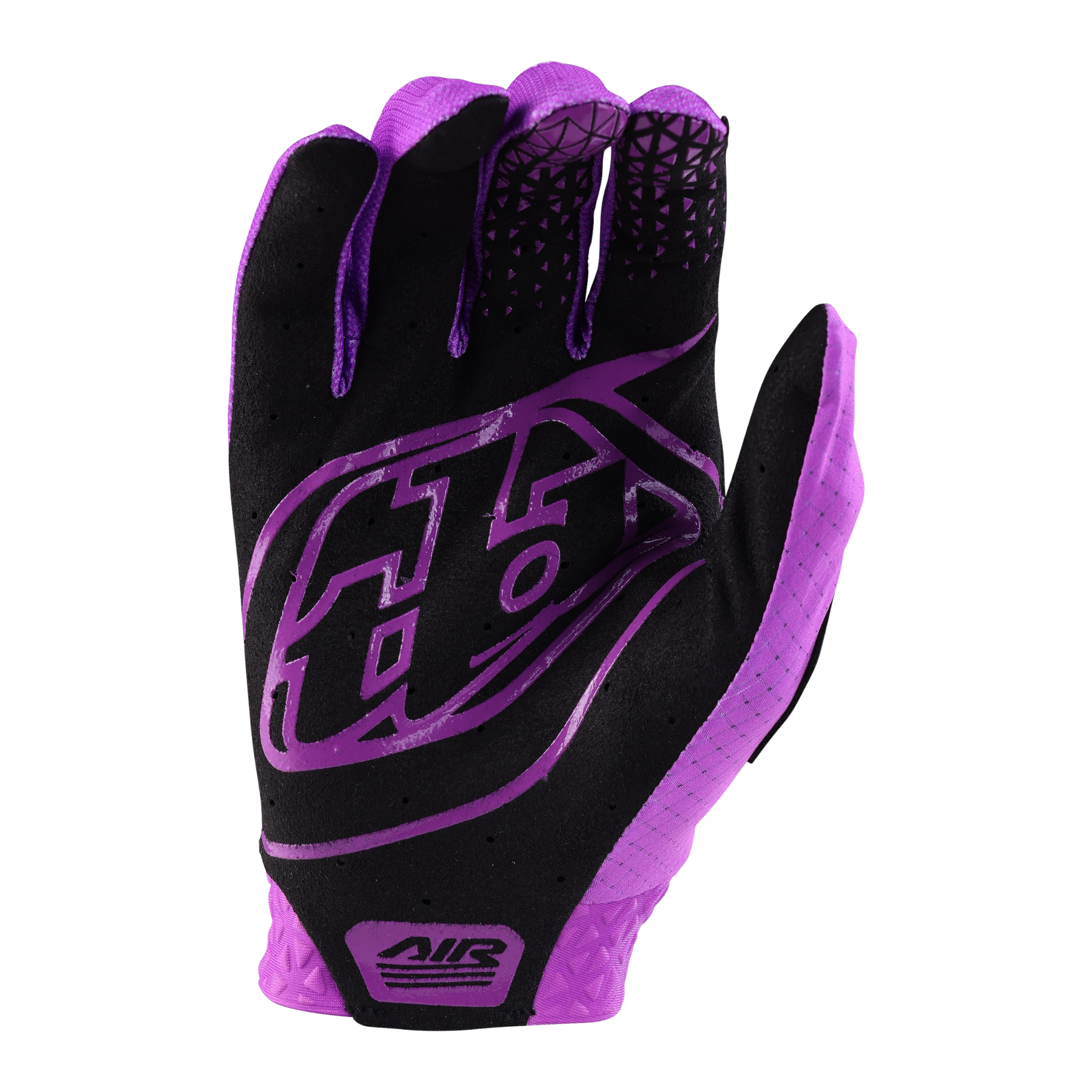Palm view of Troy Lee Designs Youth Air Gloves with laser-perforated single-layer palm