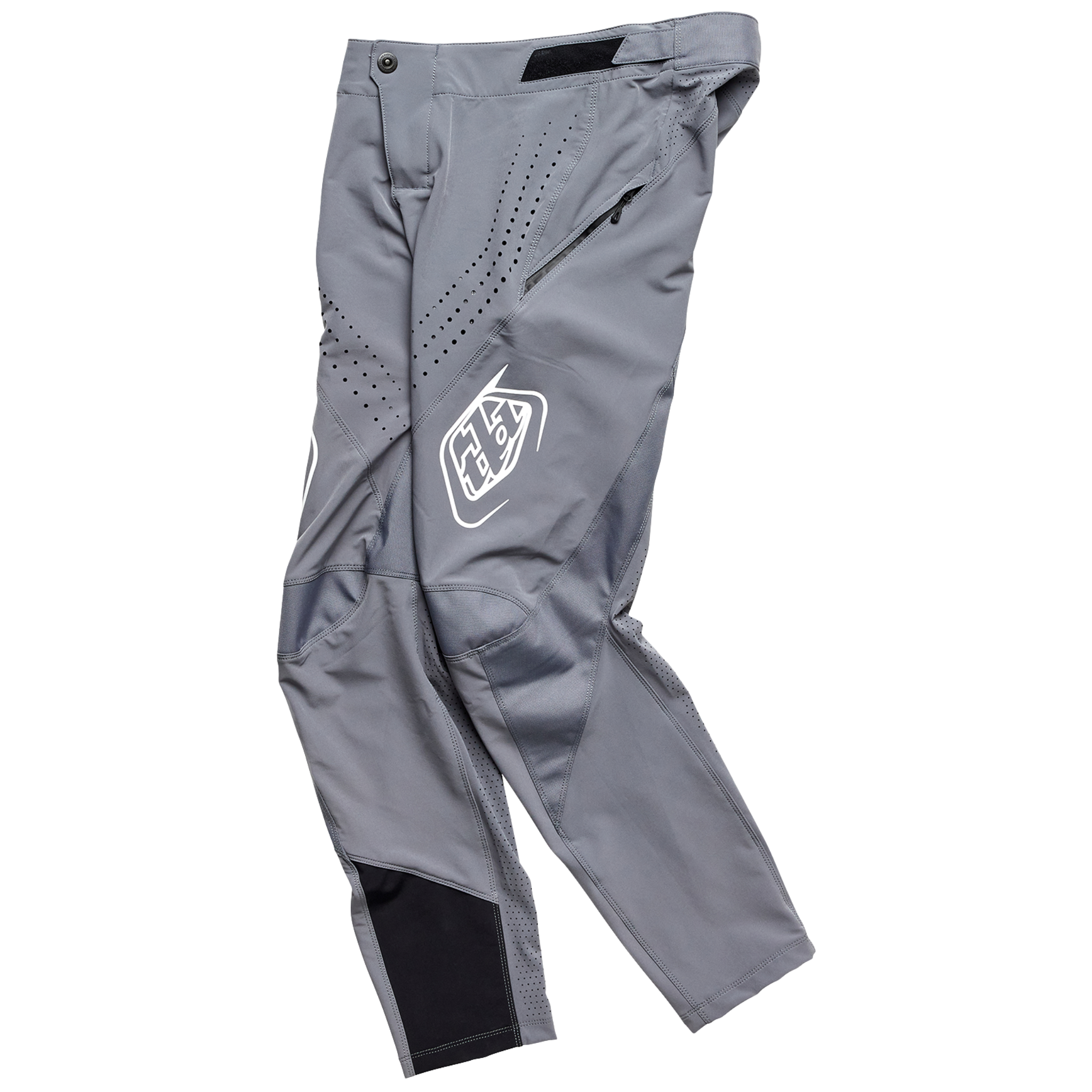 Troy Lee Designs Youth Sprint Pants for Whistler Bike Park downhill mountain biking in Mono Charcoal