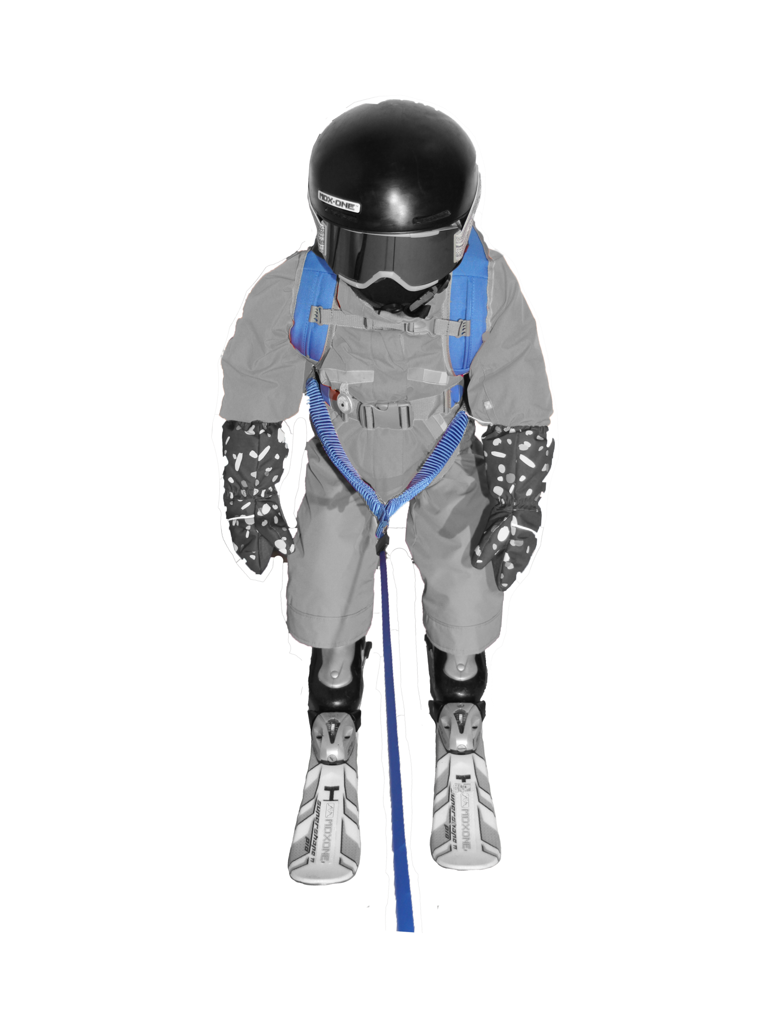 MDXONE Kids Ski Harness The Static 9' Rope