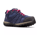 2022 Columbia Youth Redmond Waterproof Hiking Shoes - Mountain Kids Outfitters - Purple Color - White Background