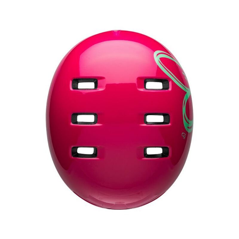 Bell Lil' Ripper Helmet - Mountain Kids Outfitters: Adore Gloss Pink, Top View