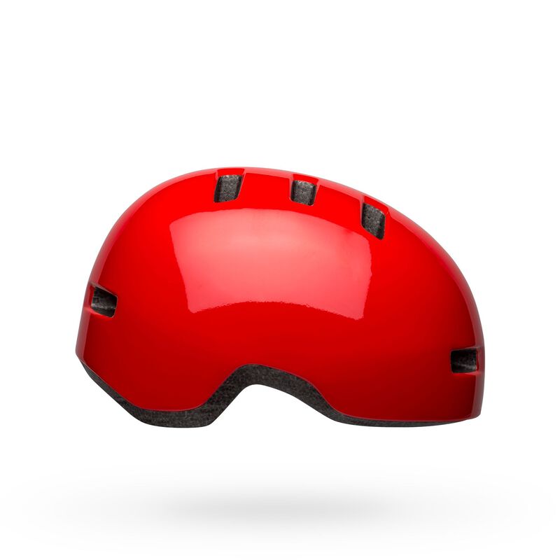 Bell Lil' Ripper Helmet - Mountain Kids Outfitters: Gloss Red, Side View