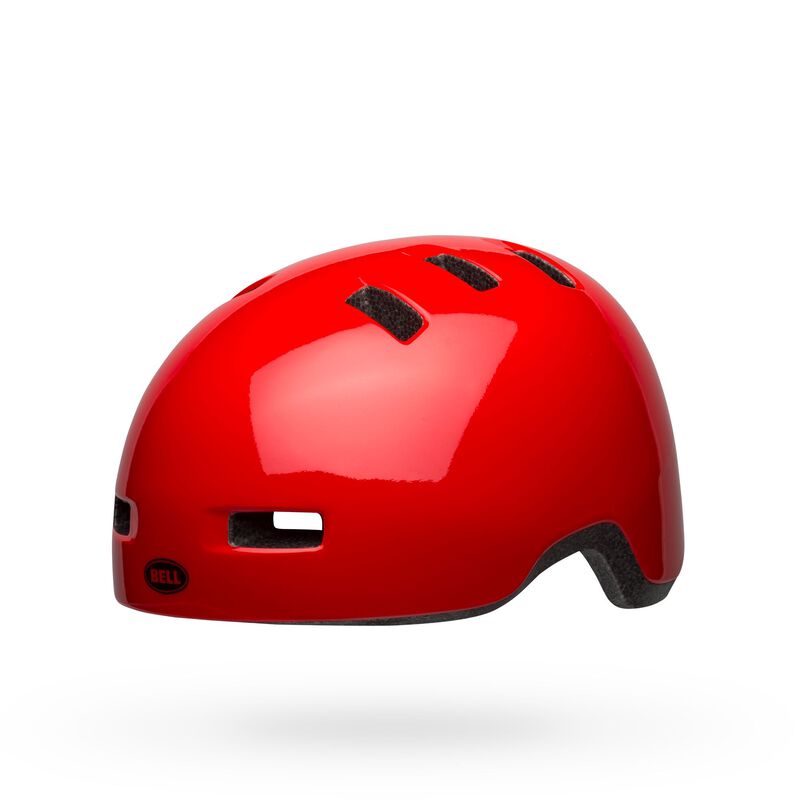 Bell Lil' Ripper Helmet - Mountain Kids Outfitters: Gloss Red, Front View