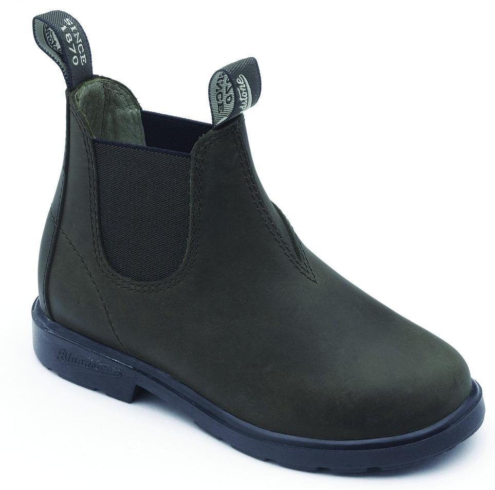 Blundstone Kids Blunnies - Mountain Kids Outfitters: Rustic Black Color - White Background front view