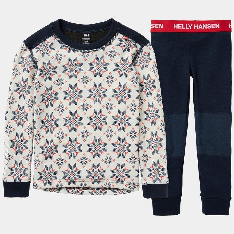 Helly Hansen Kids Graphic Lifa Merino Set - Mountain Kids Outfitters