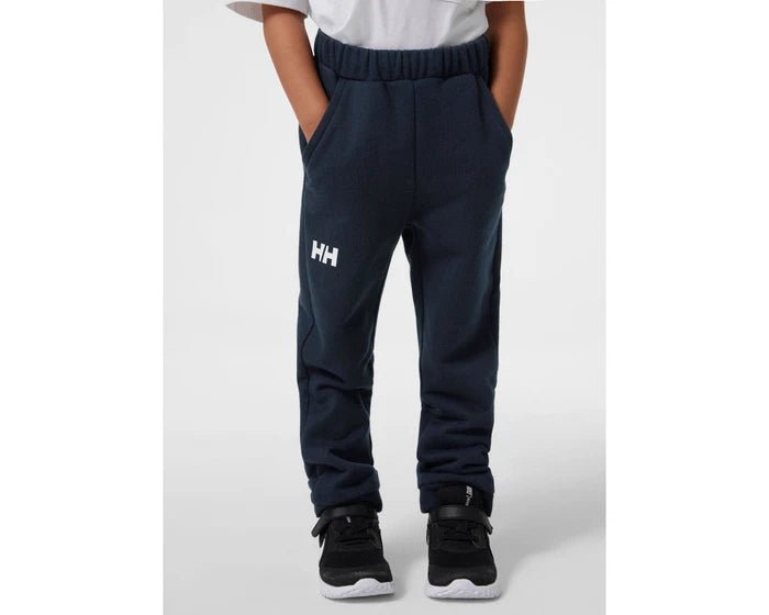 Helly Hansen Kids Logo Pants 2.0: Navy Front View 