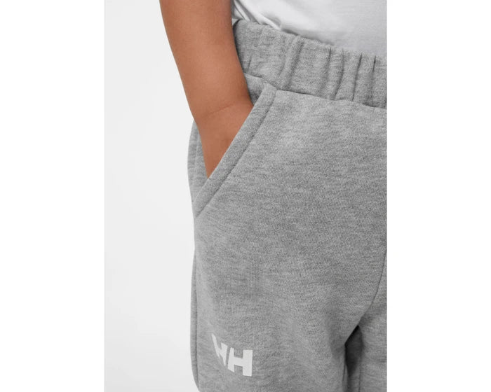 Helly Hansen Kids Logo Pants 2.0: Grey Melange