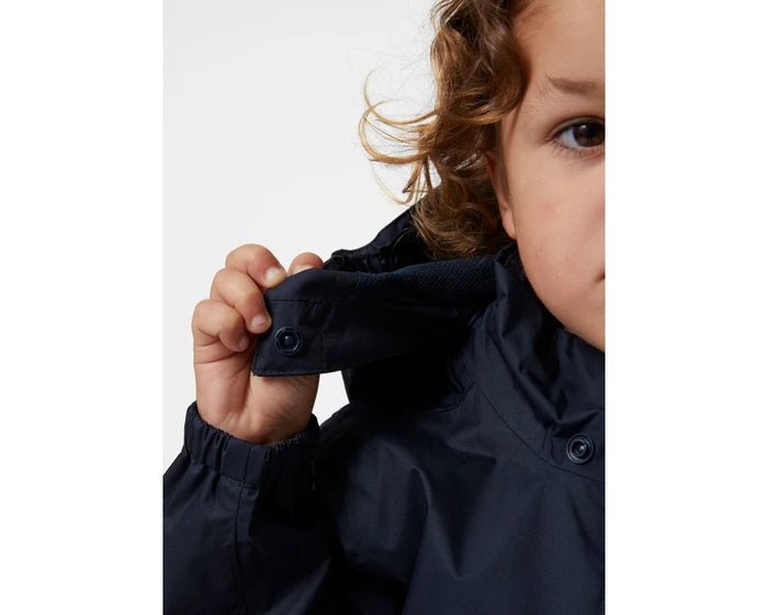 Helly Hansen Kids Sarah Rain Jacket: Navy