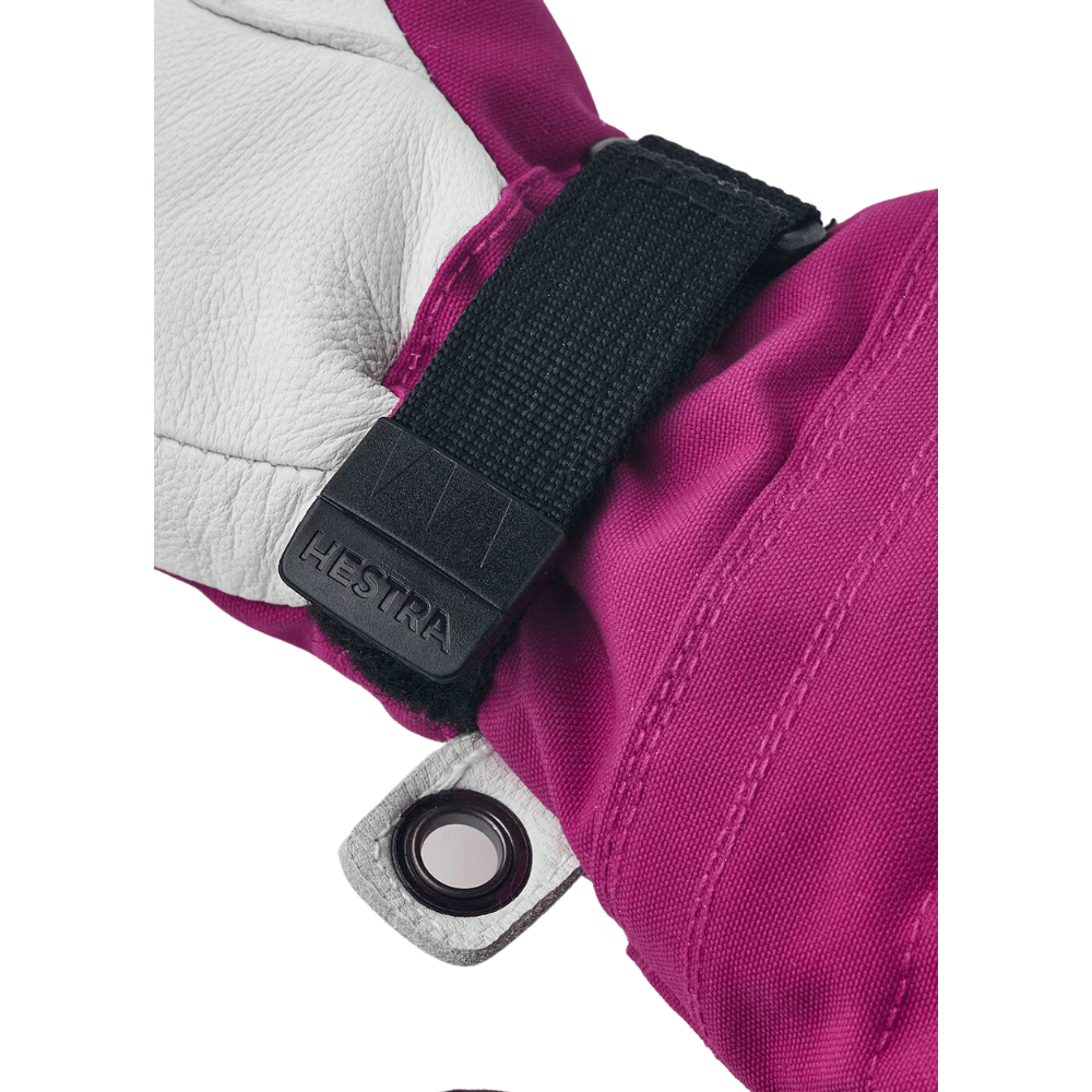 Hestra Army Leather Heli Ski Jr 3 Finger 'Trigger' Mitts - Mountain Kids Outfitters