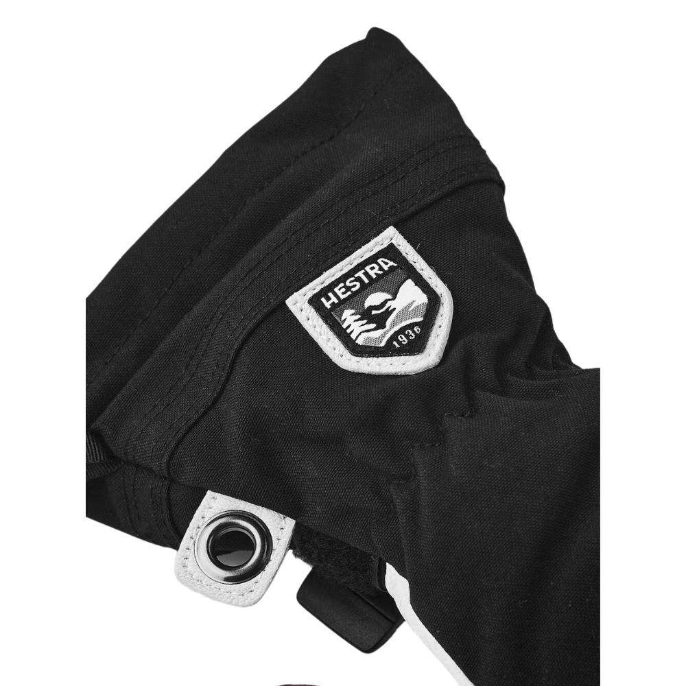 Hestra Army Leather Heli Ski Jr 3 Finger 'Trigger' Mitts - Mountain Kids Outfitters