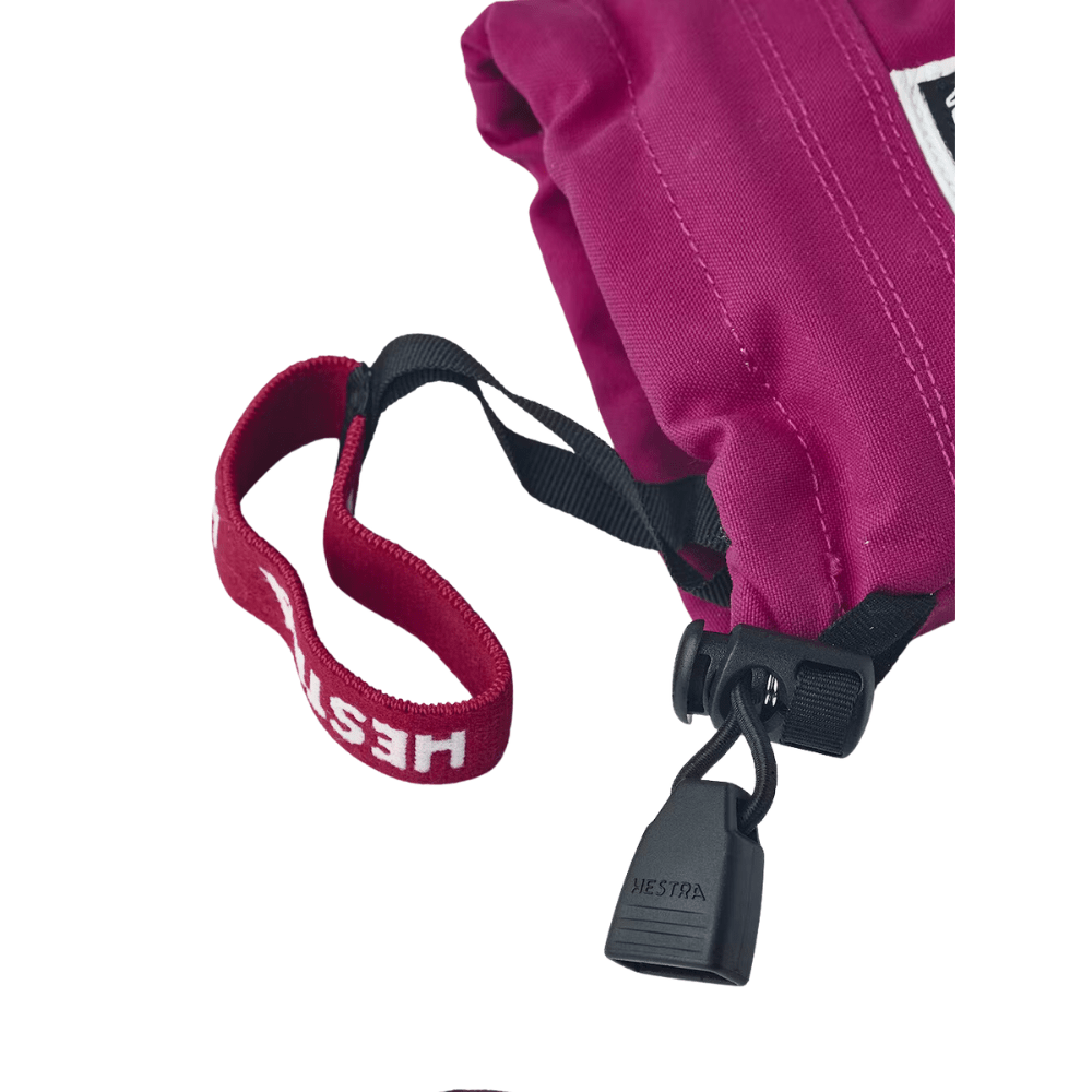 Hestra Army Leather Heli Ski Jr 3 Finger 'Trigger' Mitts - Mountain Kids Outfitters
