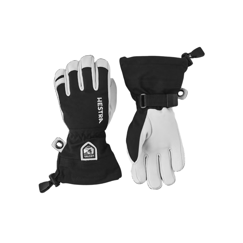 Hestra Army Leather Heli Ski Jr Gloves - Mountain Kids Outfitters