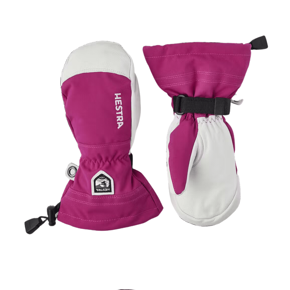 Hestra Army Leather Heli Ski Jr Mitts - Mountain Kids Outfitters