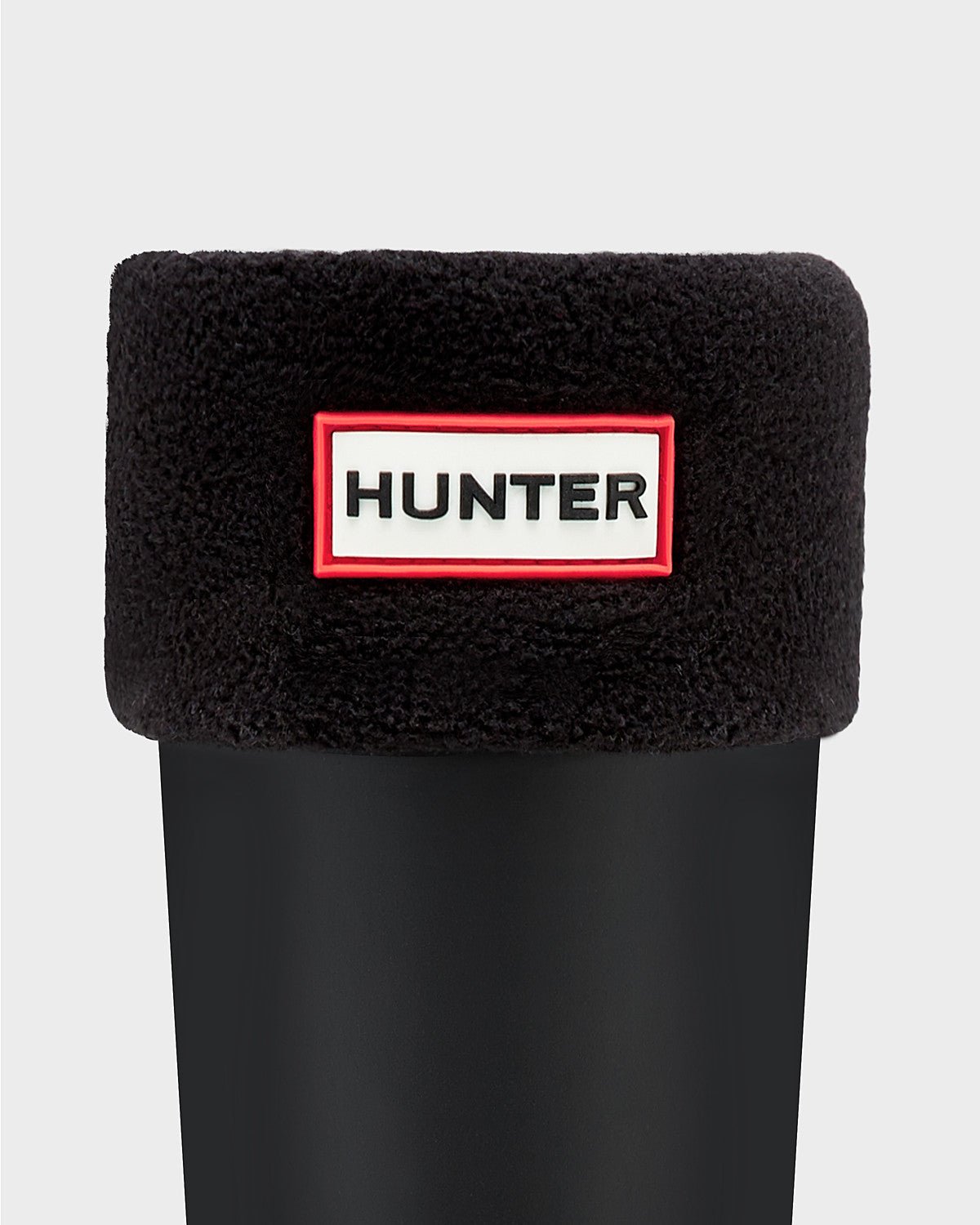 Hunter Kids' Boot Socks - Mountain Kids Outfitters: Black Color - White Background front view