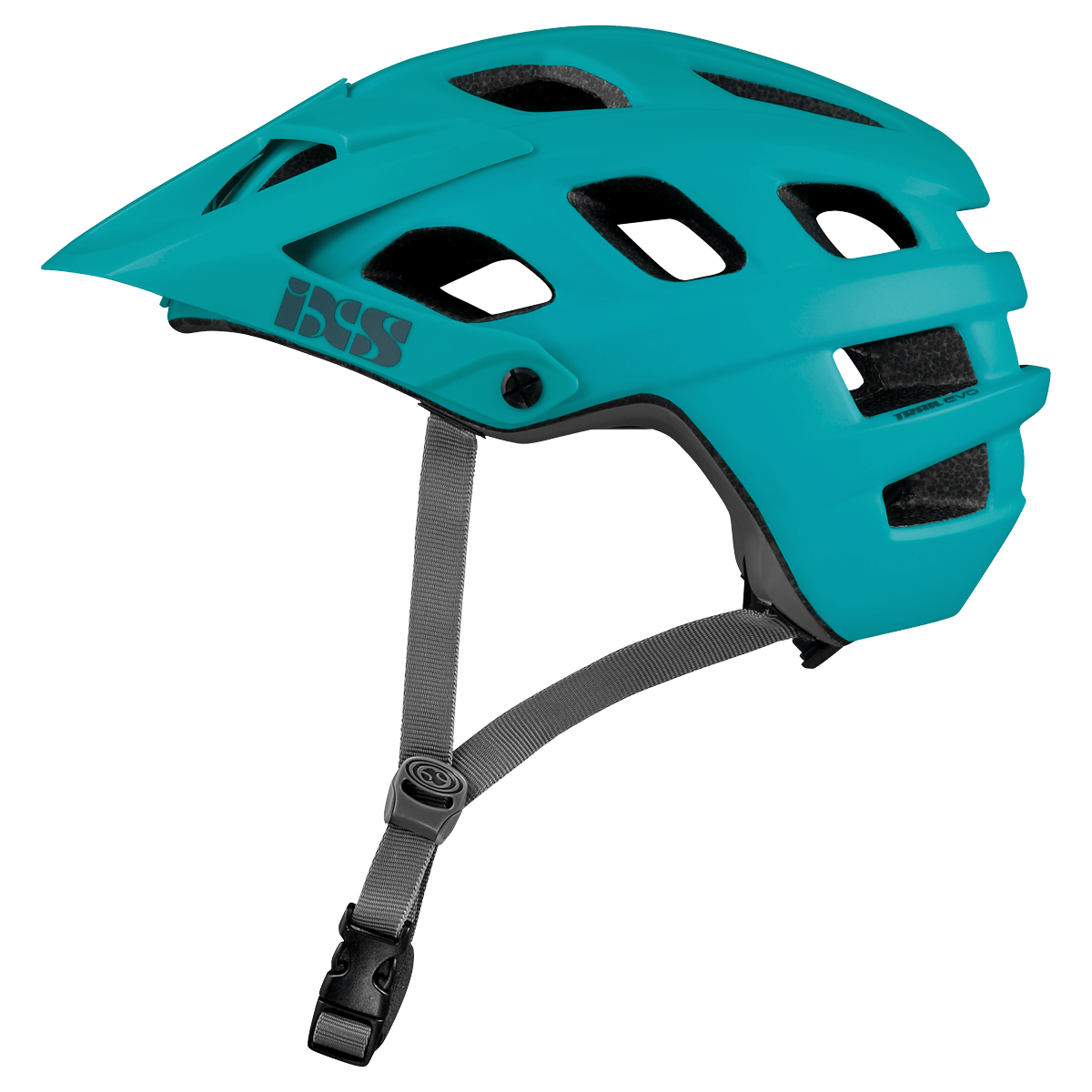 IXS Trail RS Evo Mountain Bike Helmet - Mountain Kids Outfitters: Lagoon, Side View