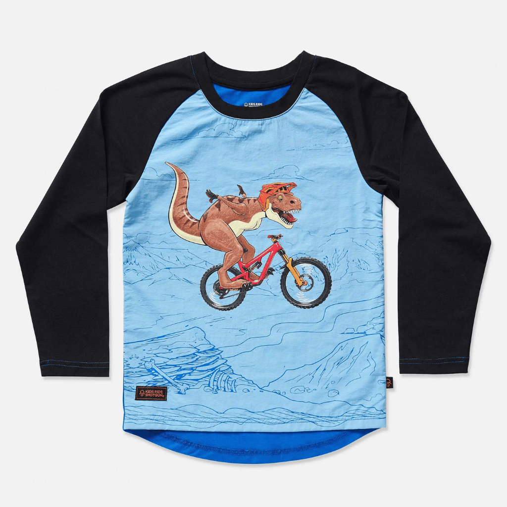 Kids Ride Shotgun Windproof Kids MTB Jersey - Mountain Kids Outfitters