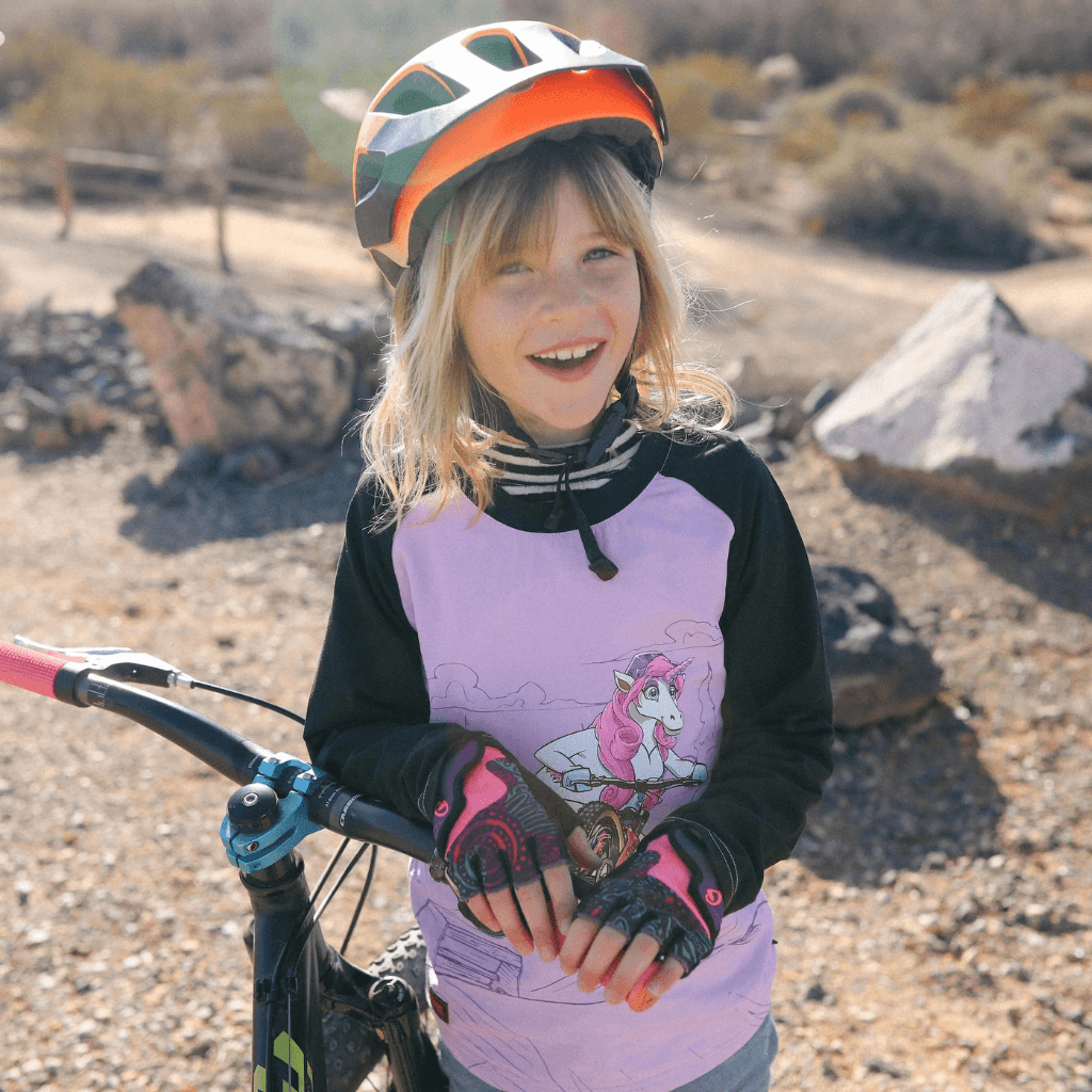 Kids Ride Shotgun Windproof Kids MTB Jersey - Mountain Kids Outfitters