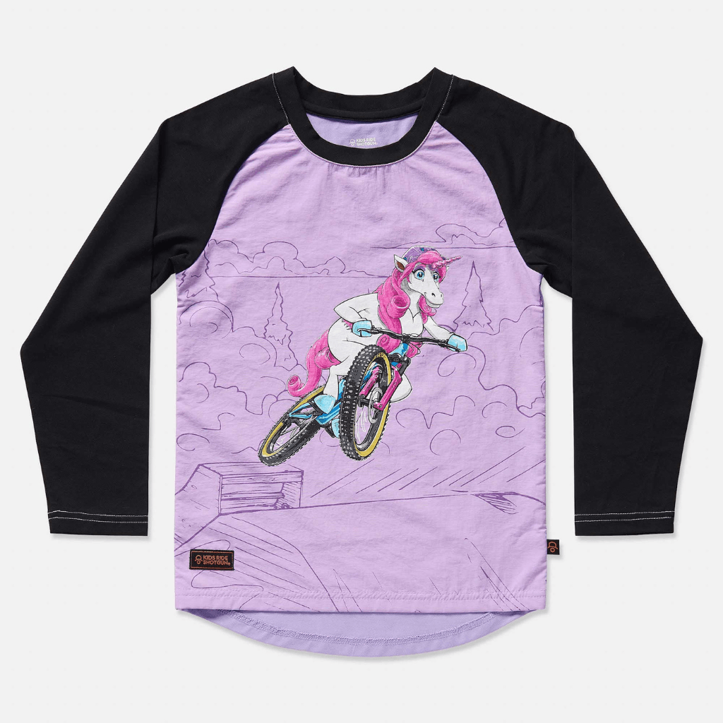 Kids Ride Shotgun Windproof Kids MTB Jersey - Mountain Kids Outfitters